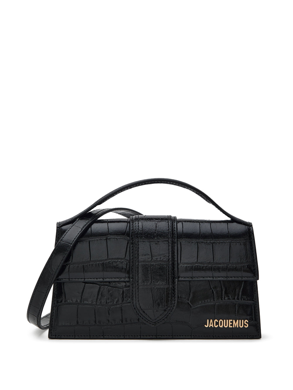 Jacquemus Le Grand Child Shoulder Bag In Black Cock Print  In Black