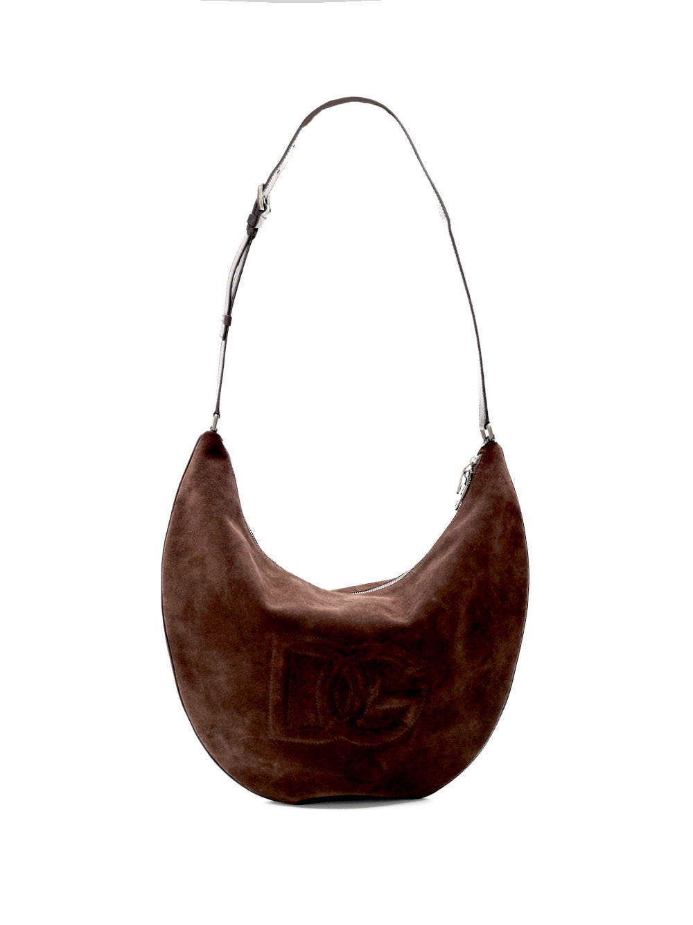 Half-lune shoulder bag in Suede Dolce & Gabbana