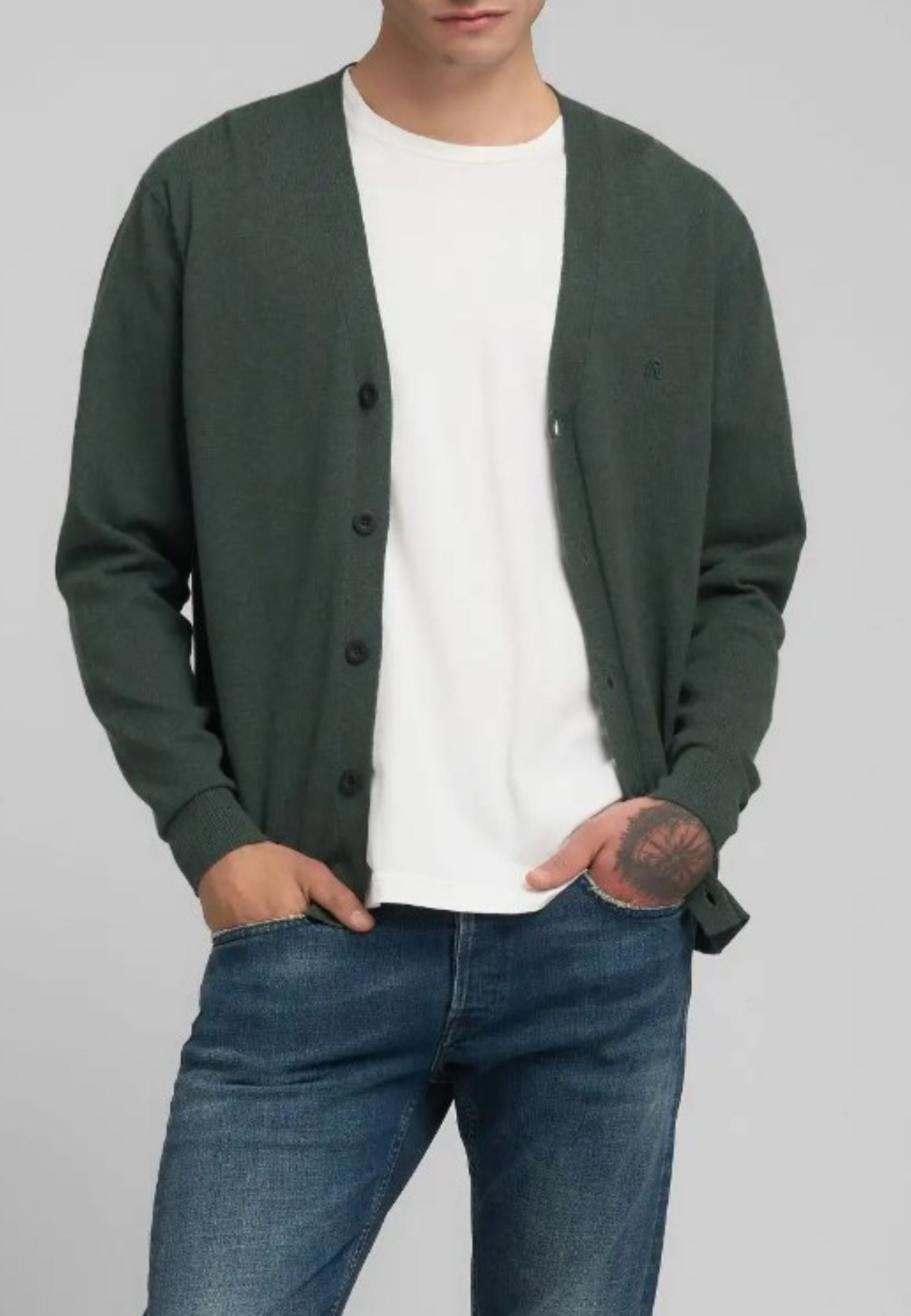 Replay Cardigan In Green