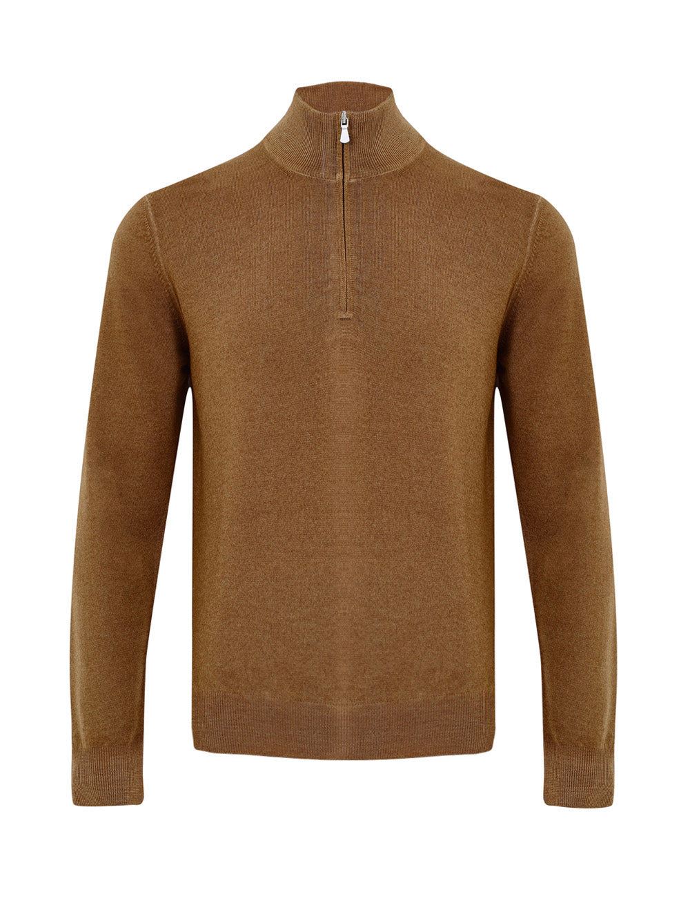 Lupetto Half Zip sweater in wool Gran Sasso