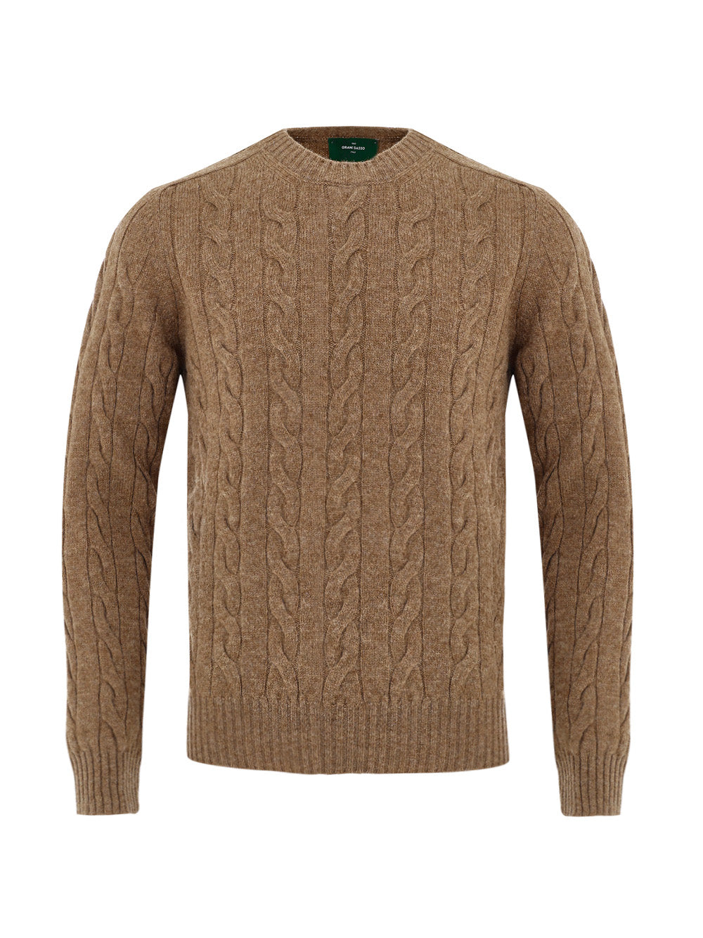 Lana Shetland sweater with Trecce Gran Sasso