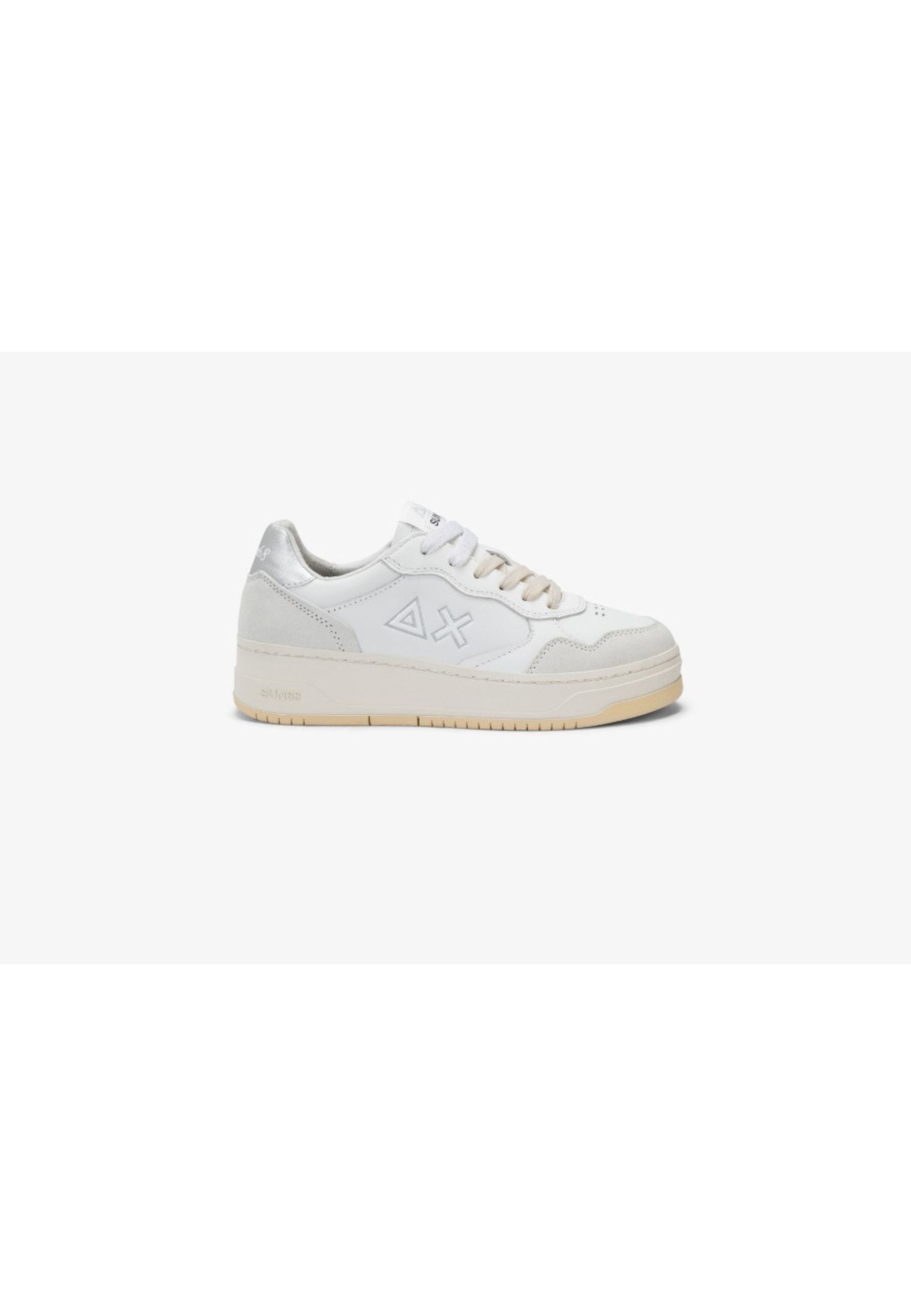 Sun 68 Sun68 Sneakers Basketball Love Lady In Silver