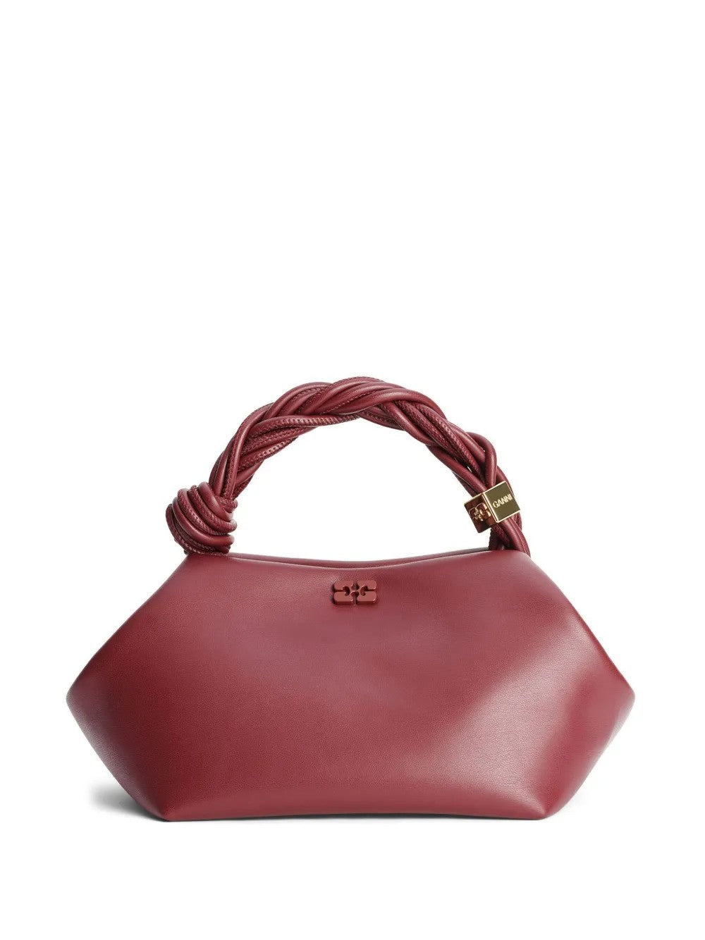 GANNI BOU BURGUNDY HANDBAG