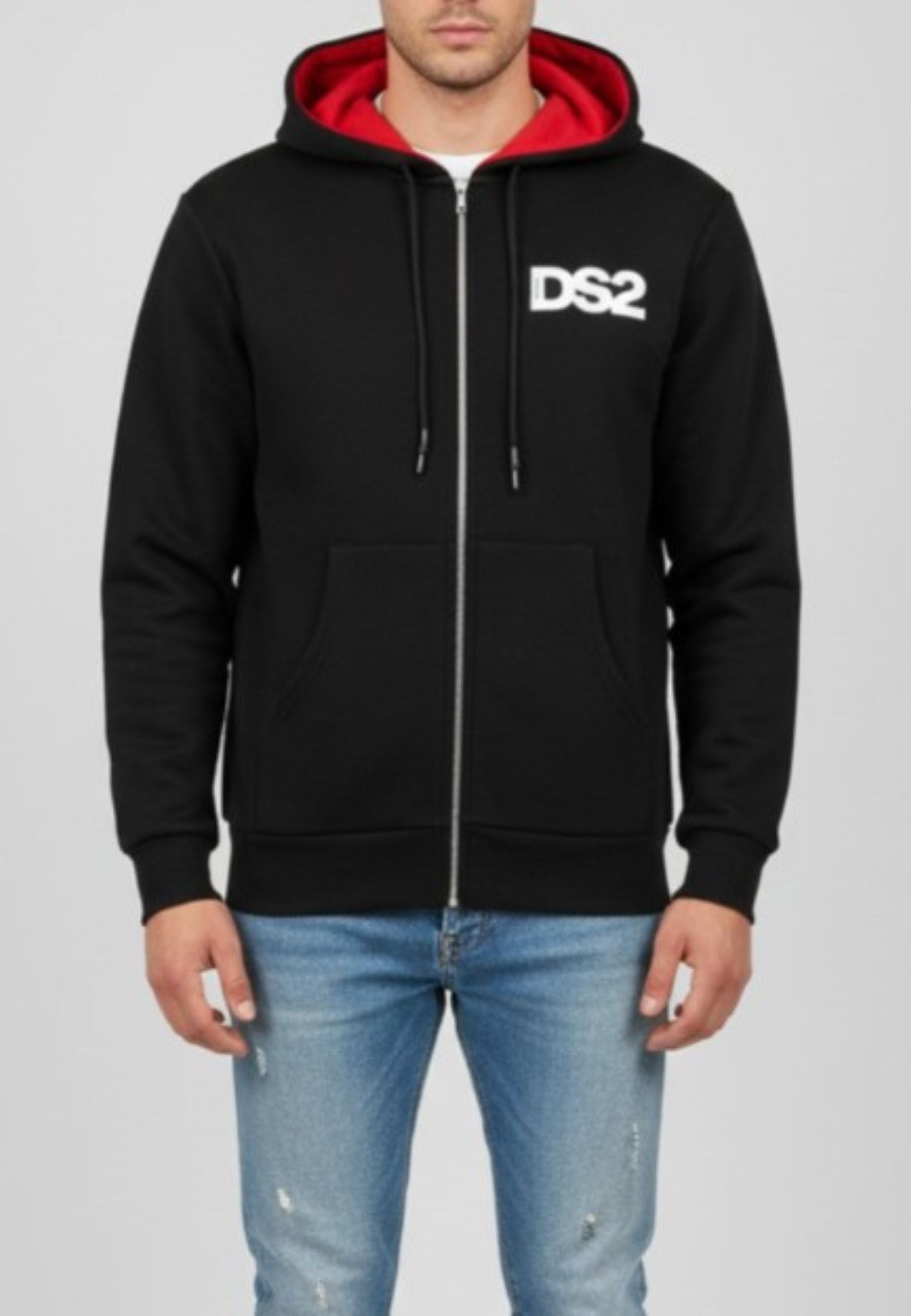 Ds2 cardigan sweatshirt with zip