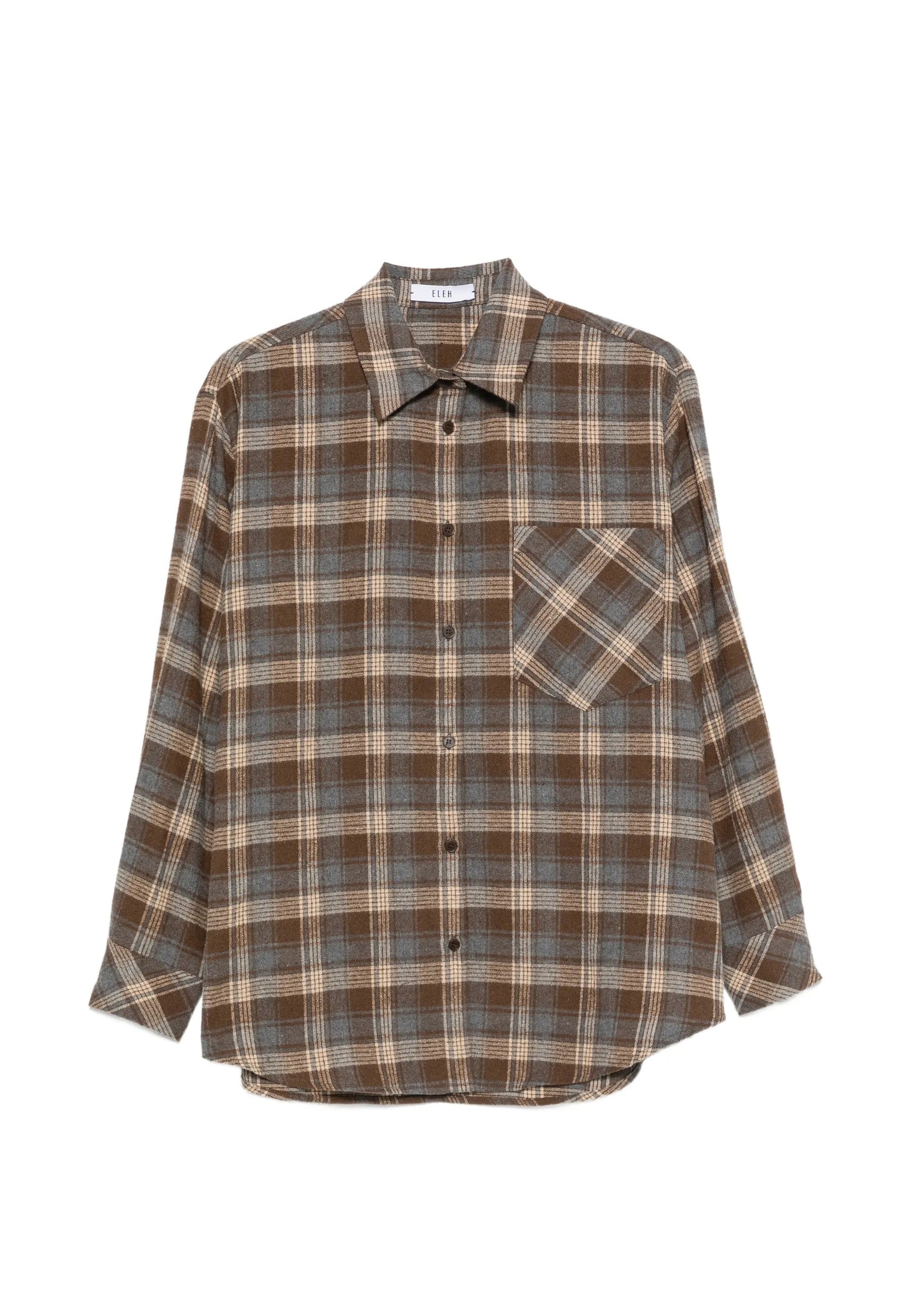 Eleh Shirts In Marrone
