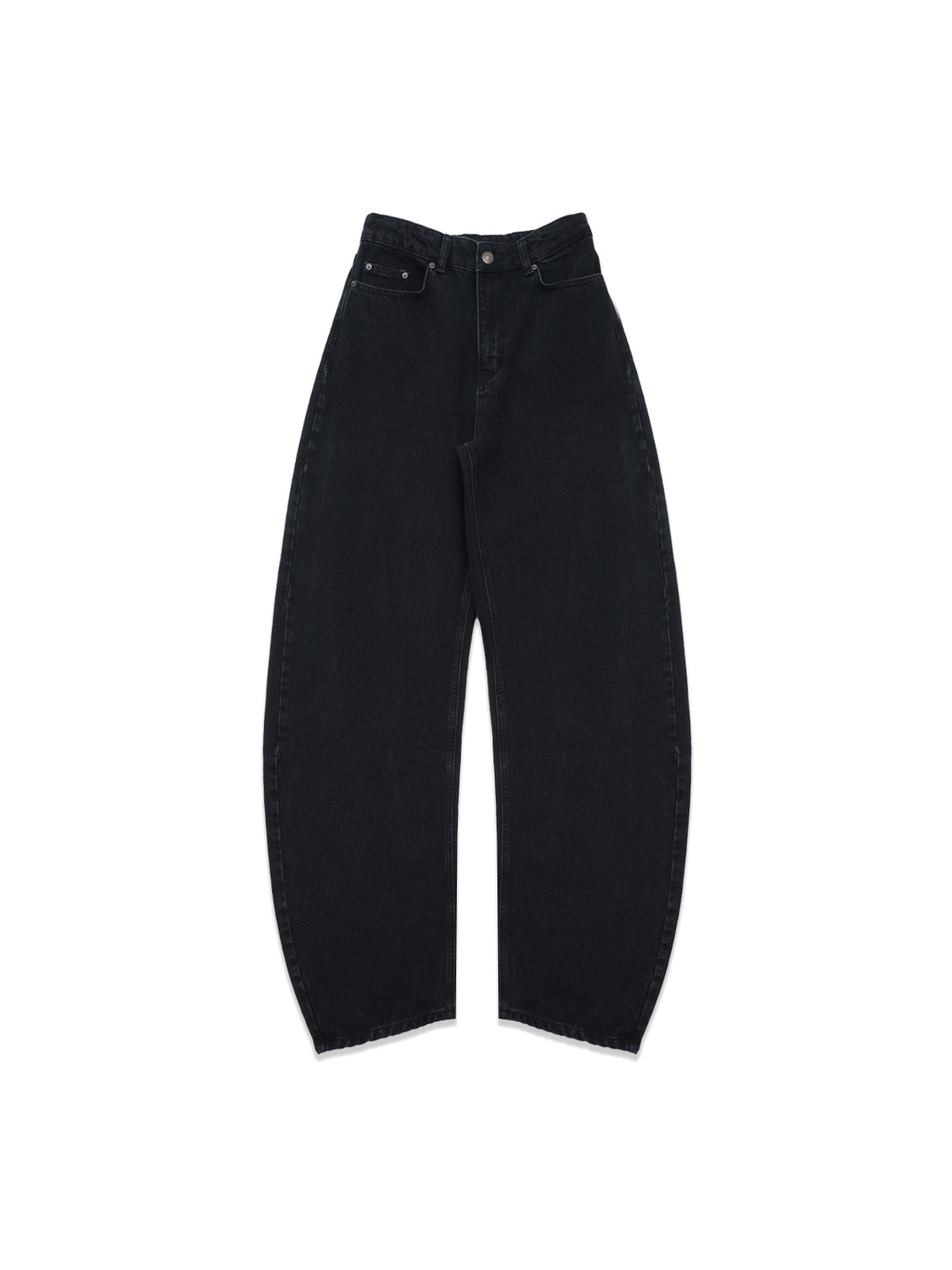 cela draped barrel leg jeans