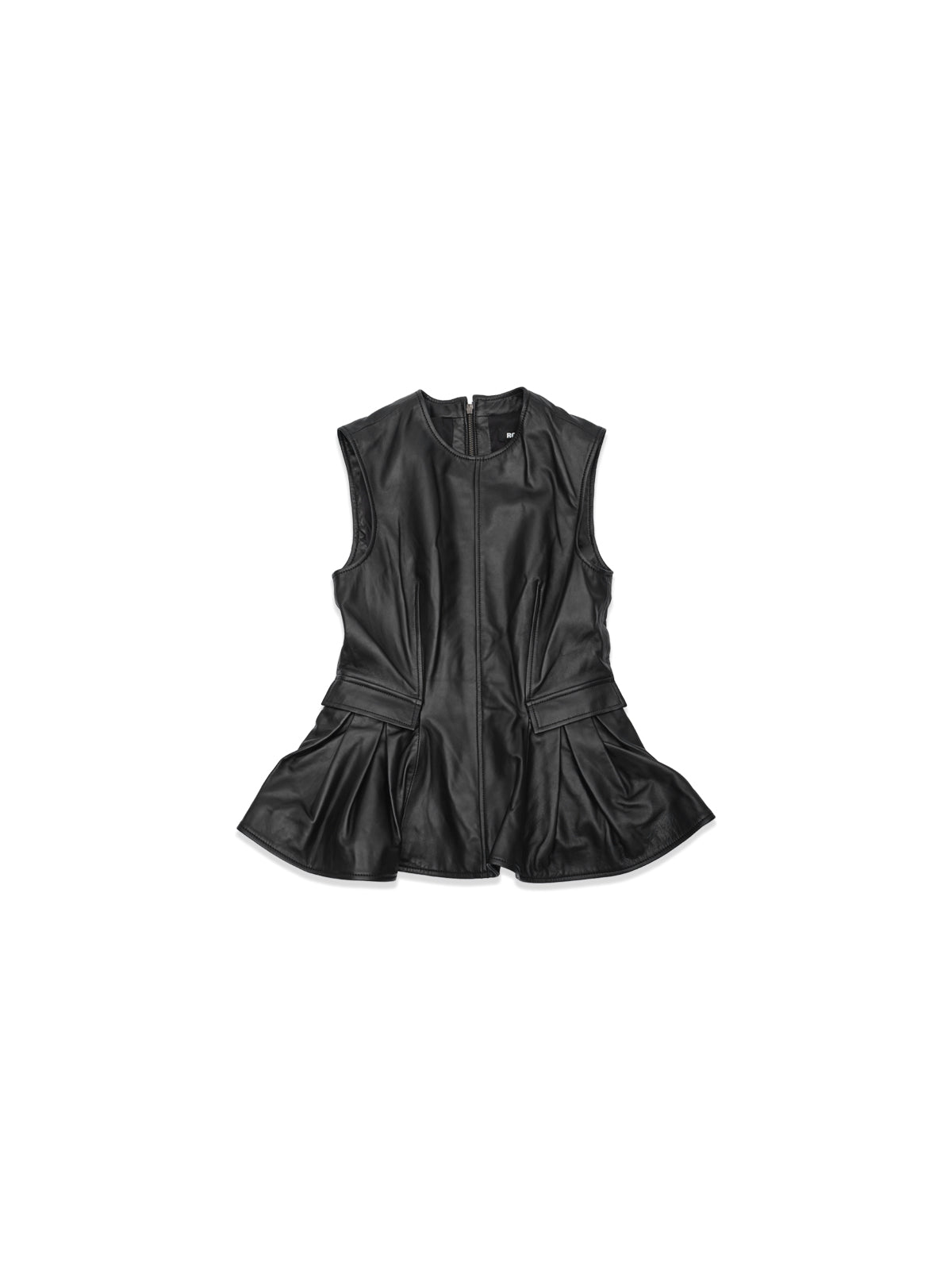 liloua peplum piel top