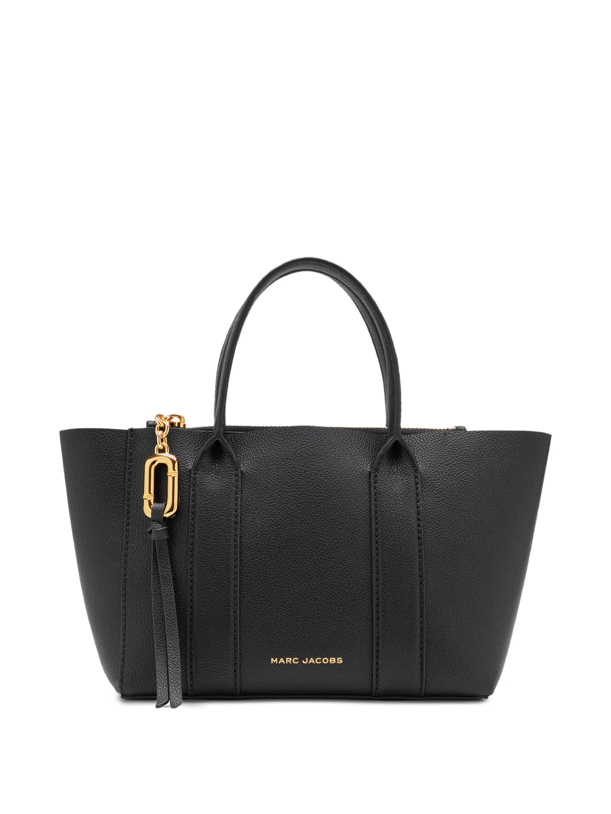 MARC JACOBS Sac en cuir - Cabas THE SMALL WORK TOTE noir