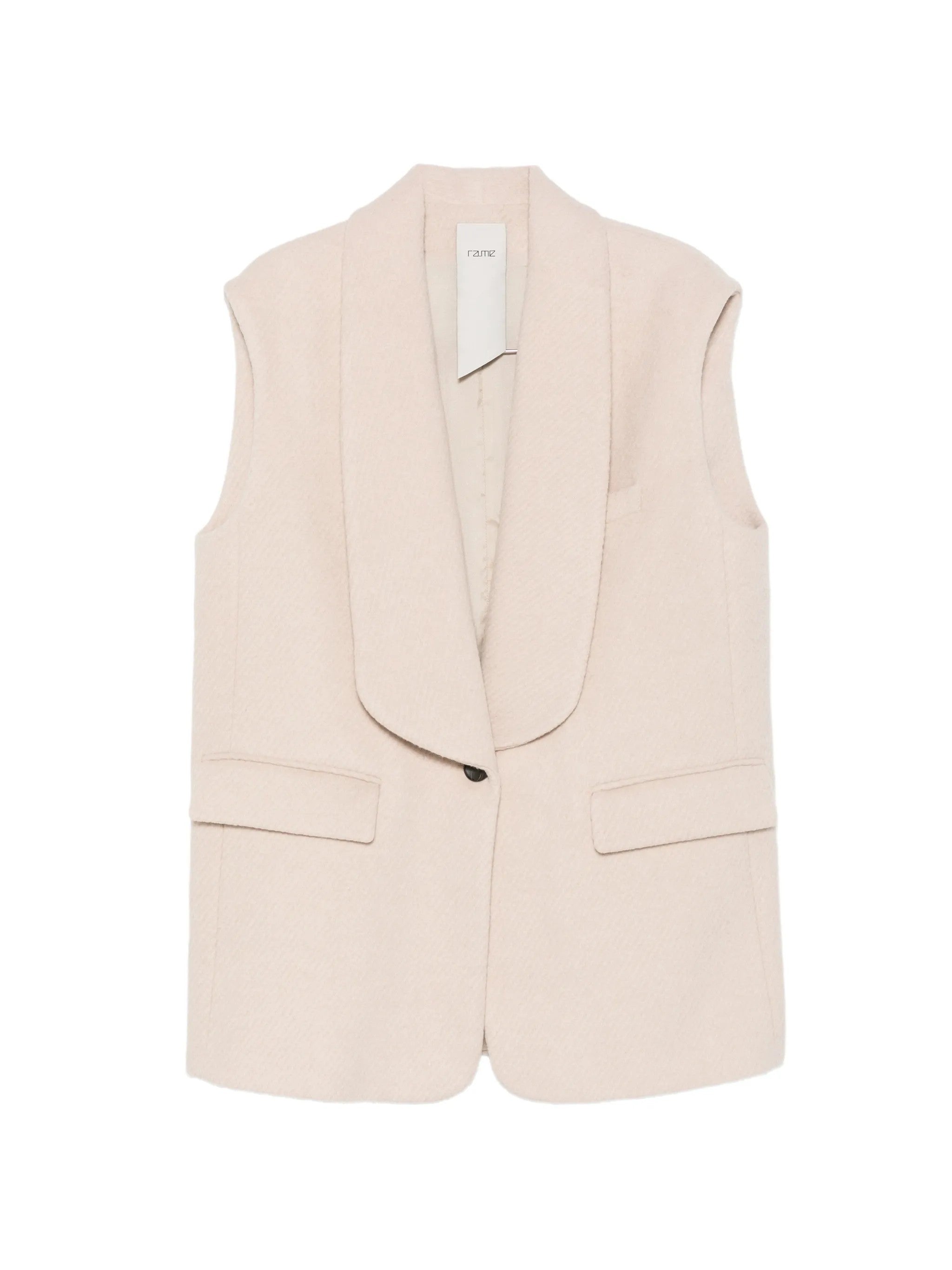Rame Vest In Beige