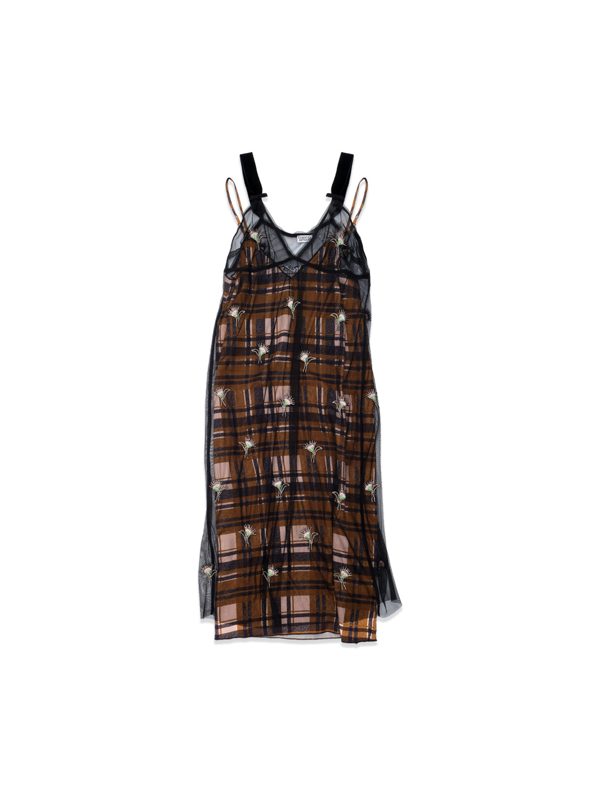 kassandra mesh slip dress