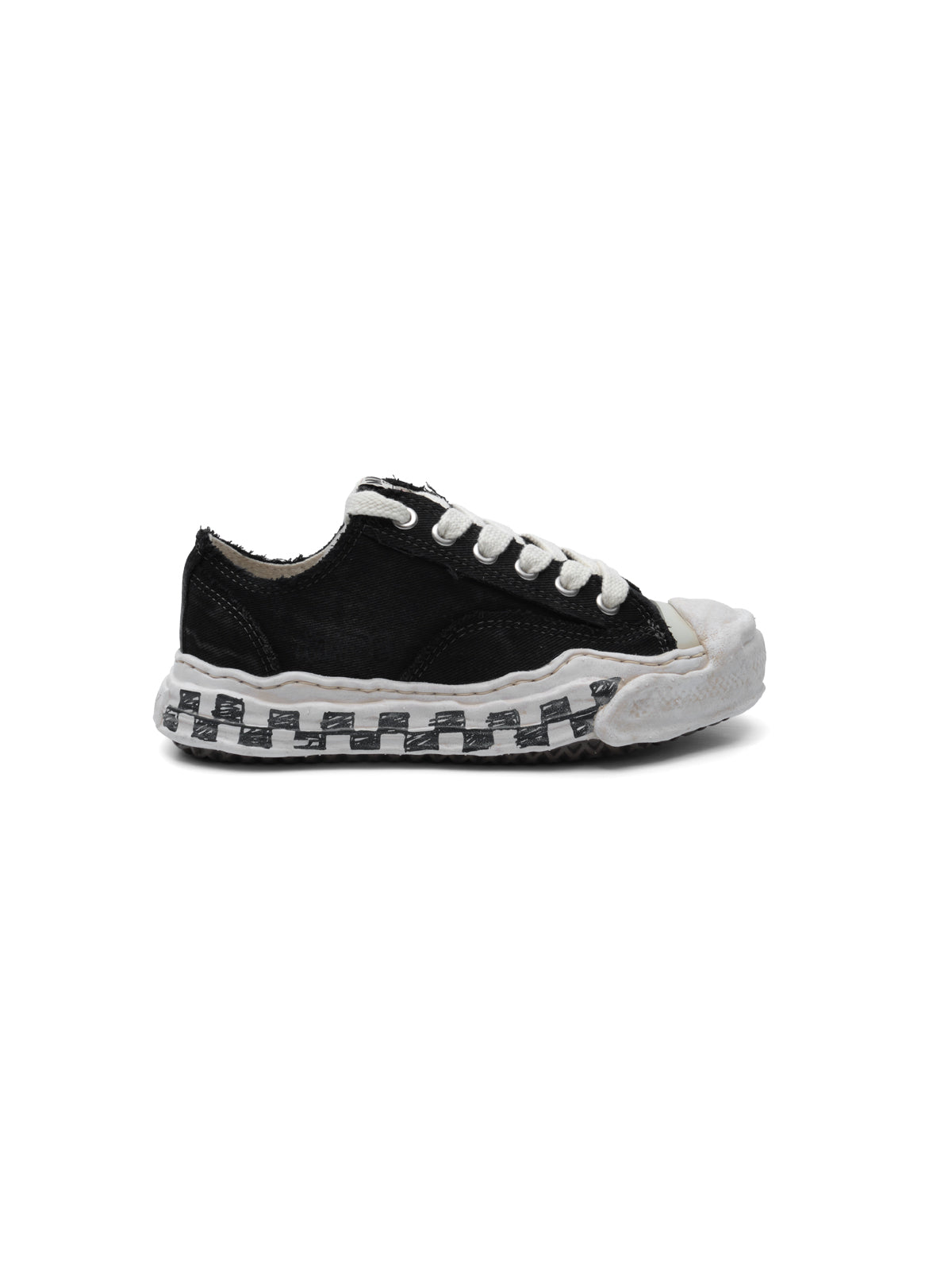 hank graffiti sole low-top sneakers
