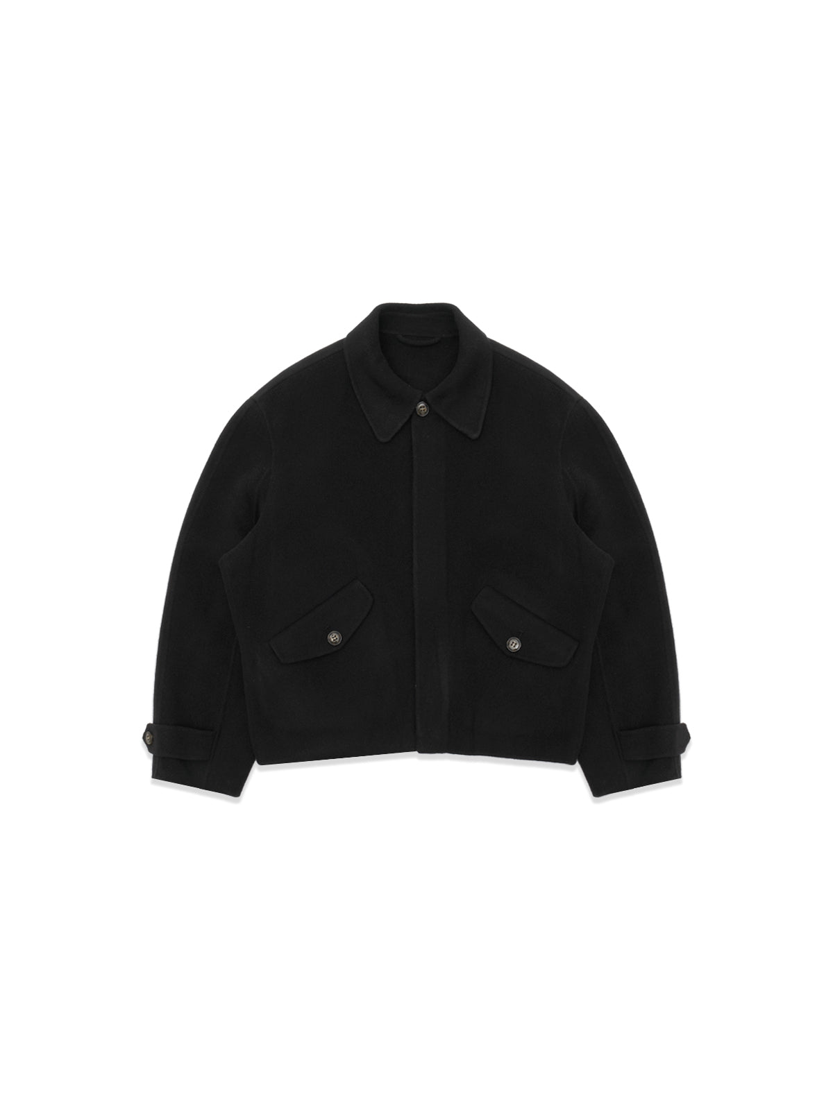 relaxed wool jacket