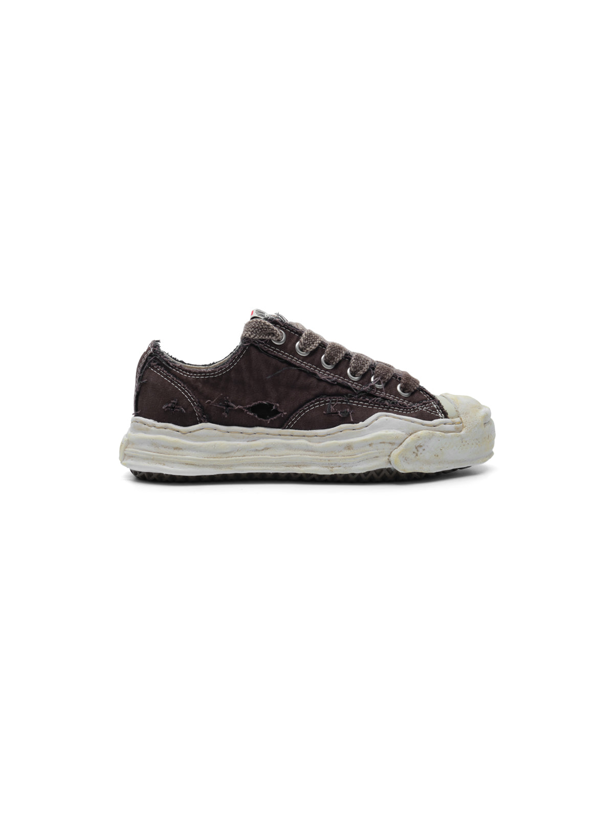 hank ripping canvas low-top sneakers