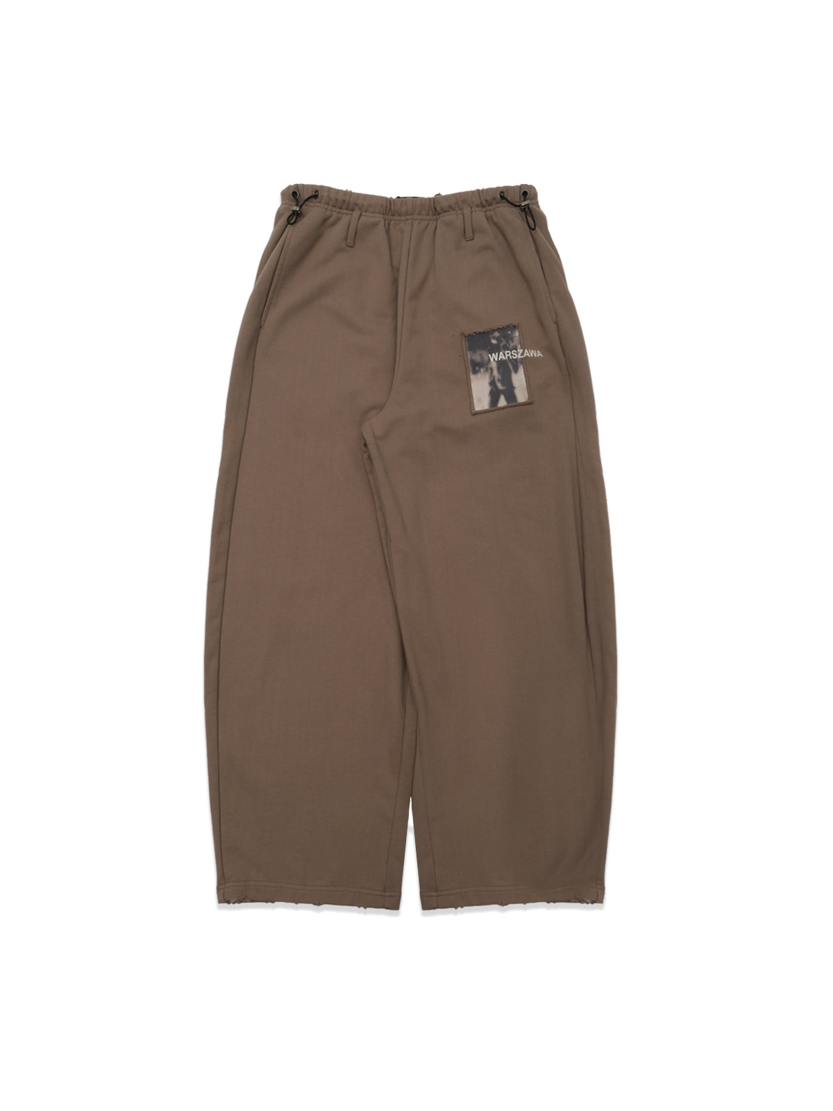 warszawa patched baggy sweatpants