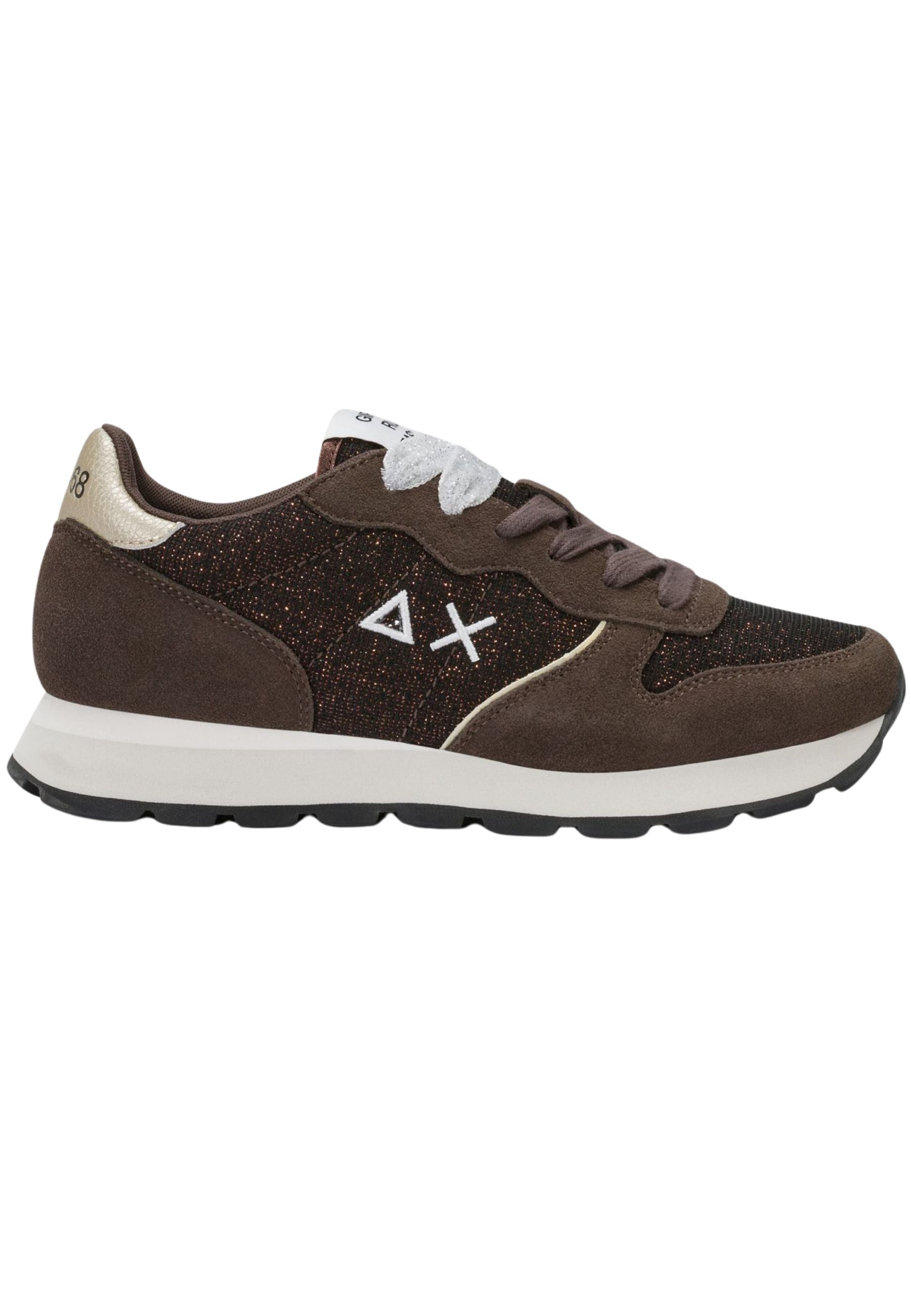 Sun68 Ally glitter textiel sneakers