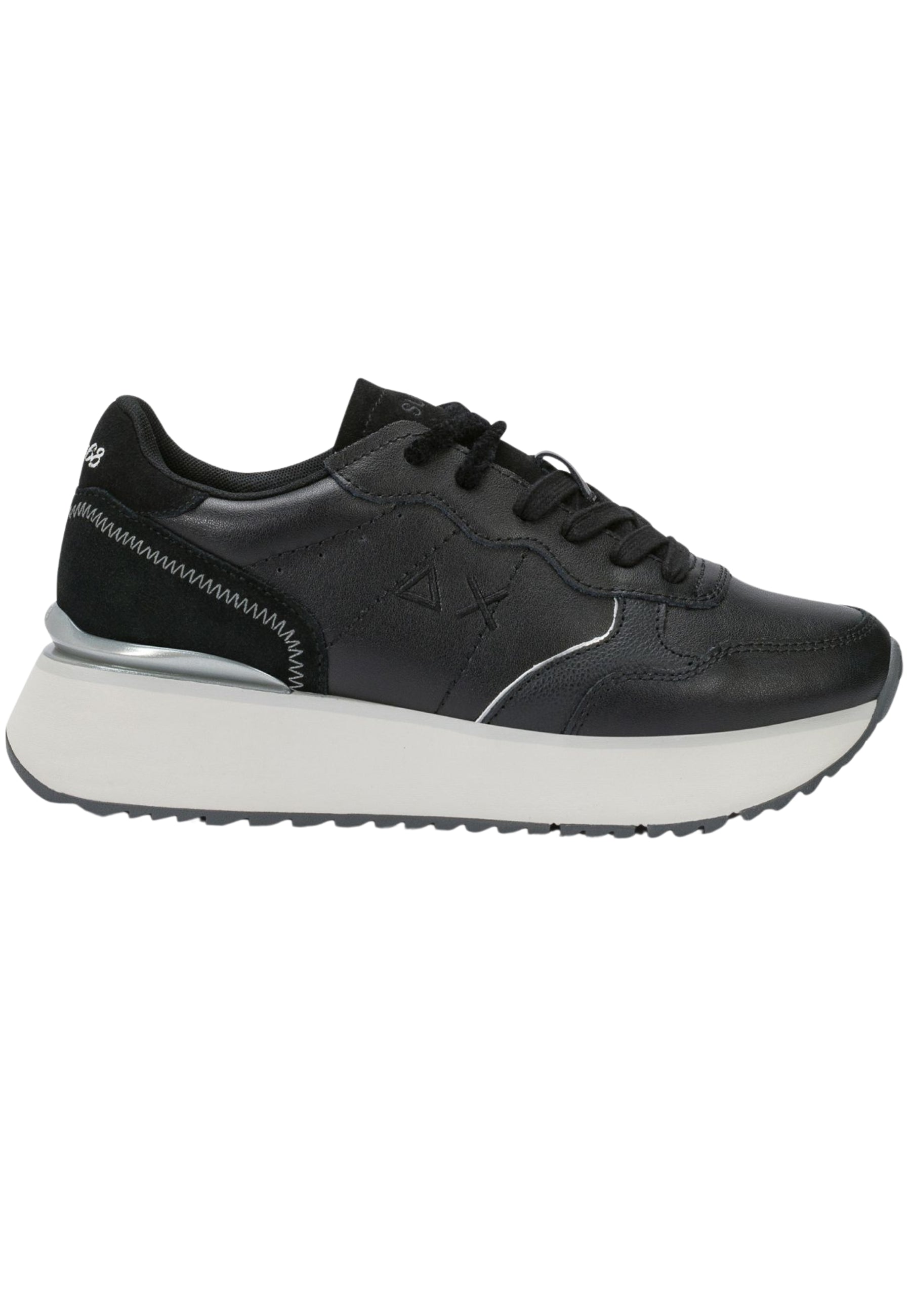 Sun68 Zapatillas de cuero grande aliado