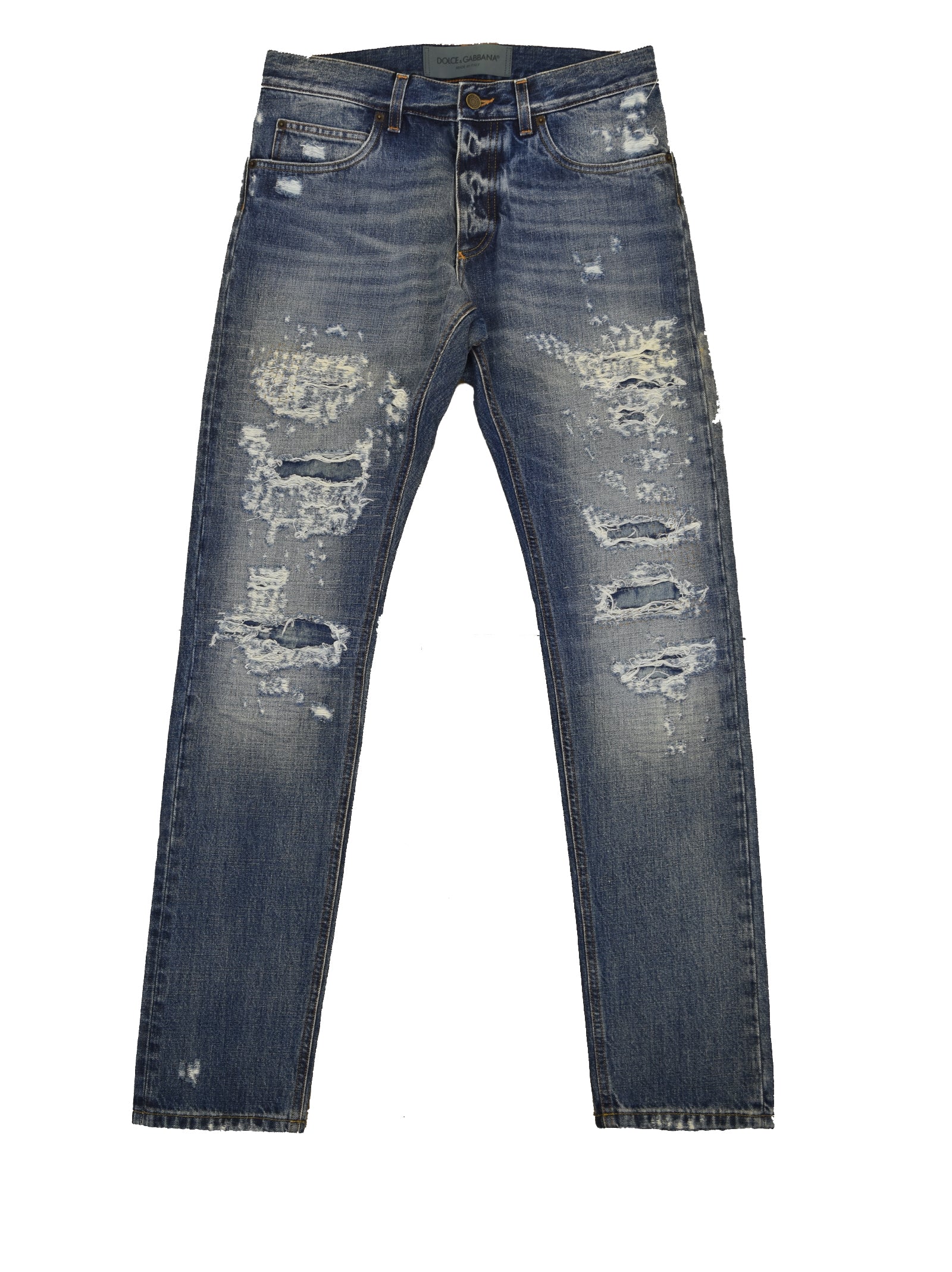 Dolce&Gabbana Classic Jean Blue Men Cotton Mod. G6LBCDG8S38S9001