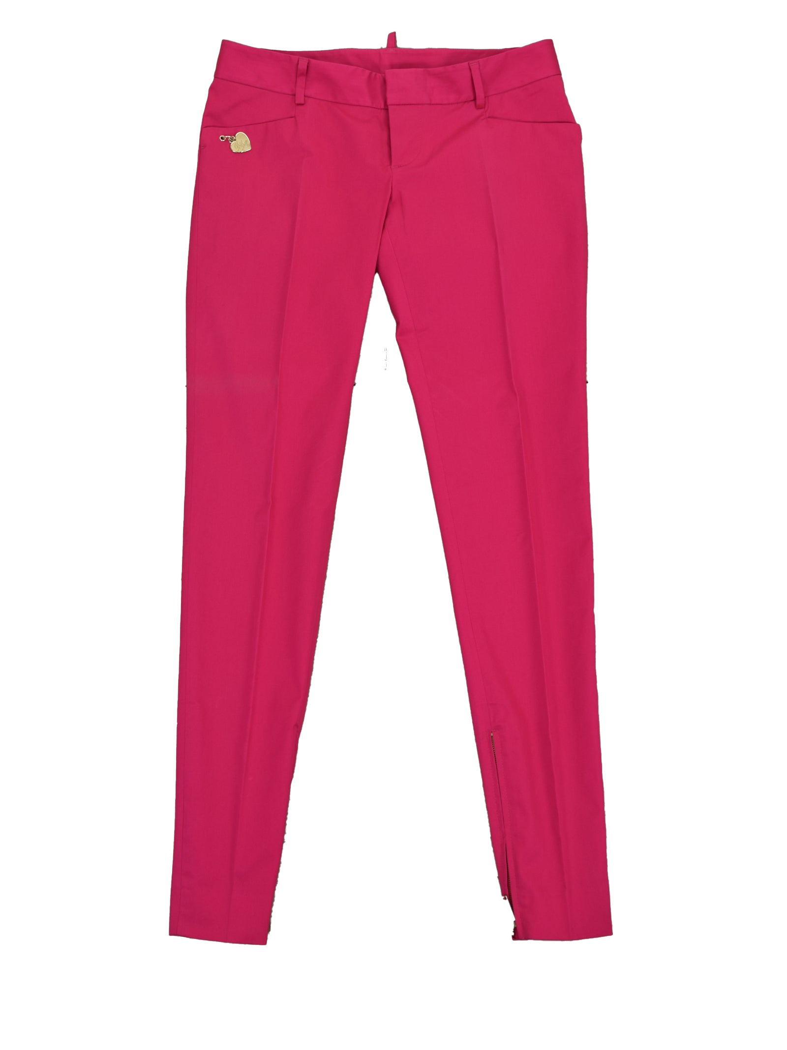 Dsquared2 Womens Fuchsia Pants Cotton Buttons Mod.S72KA0439S40221055