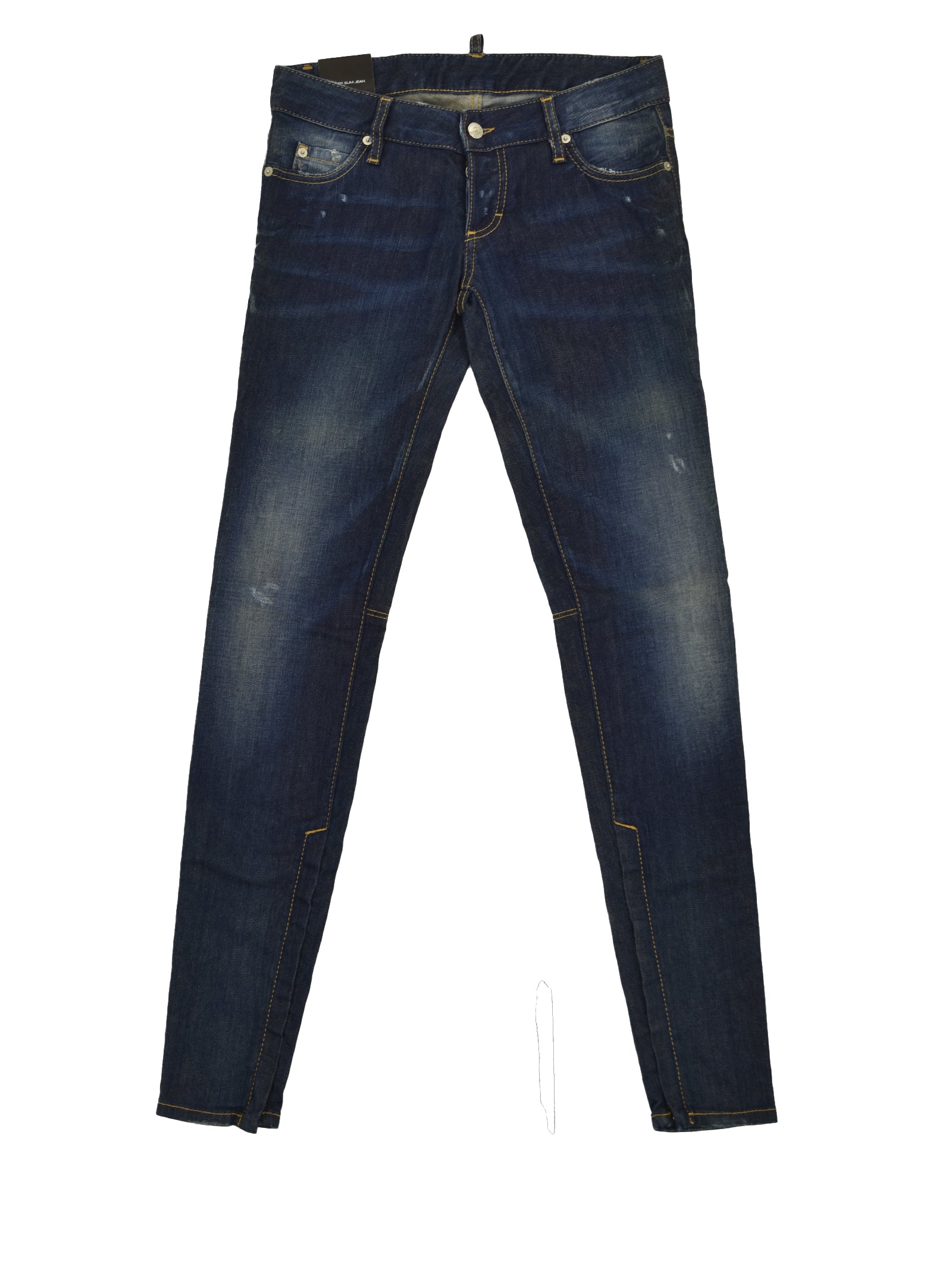 Dsquared2 Super Slim Jean Blue Women Cotton Buttons Mod.S72LA0367S30329089