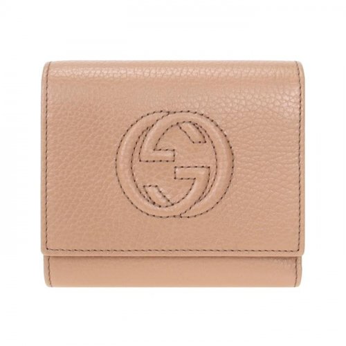 Gucci Soho Women's Wallet Logo Leather Cellarius Mod