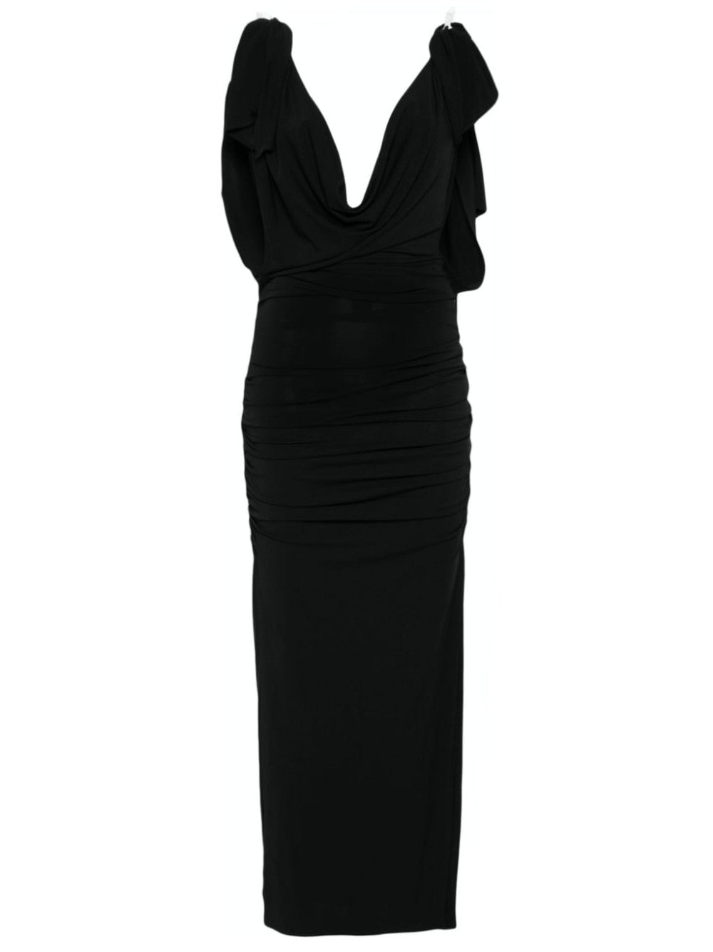 The Attico Long dress with fringes