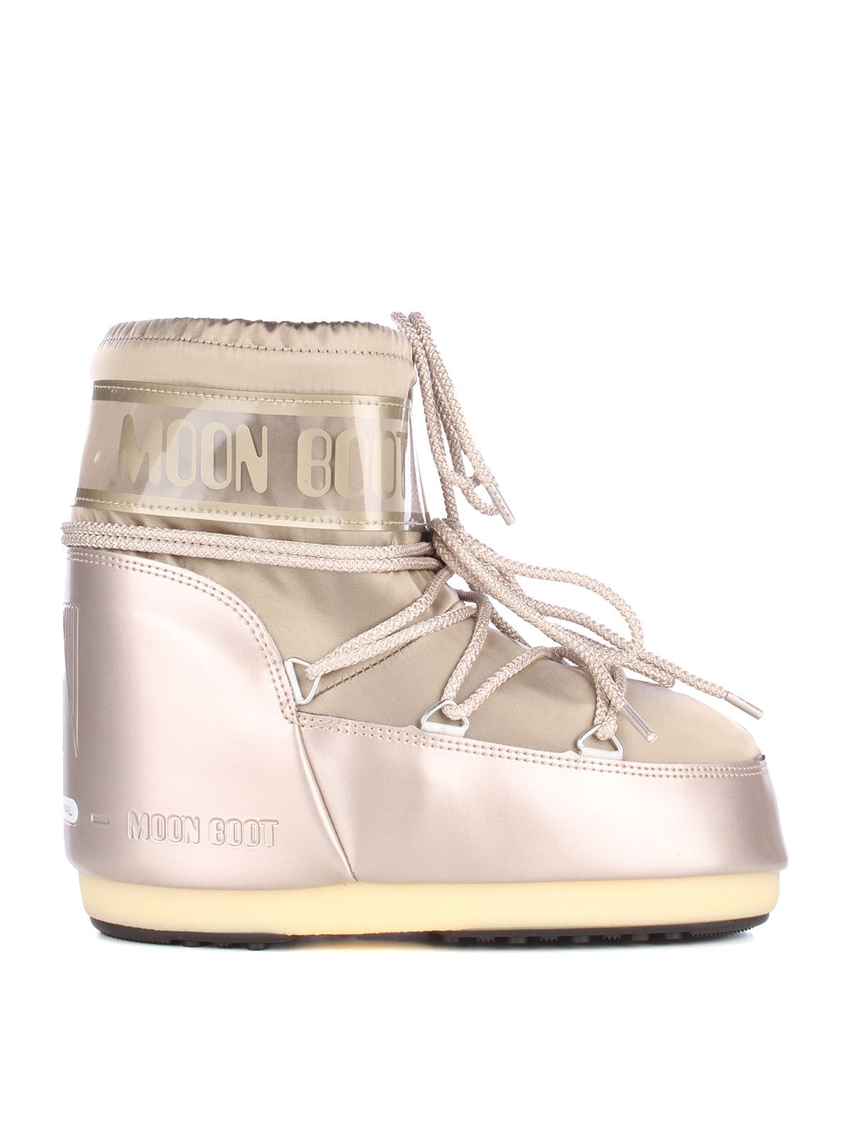 Moon Boot Icon Low Glance Snow Boots With In Argento