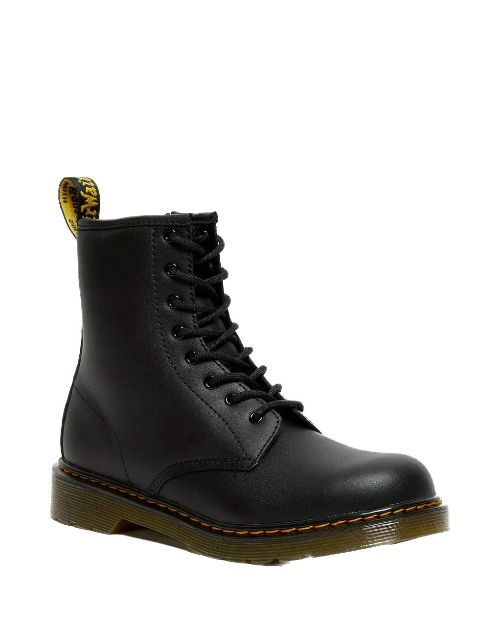 Dr. Martens 1460 Softy T Leather Strings For Boys In Black