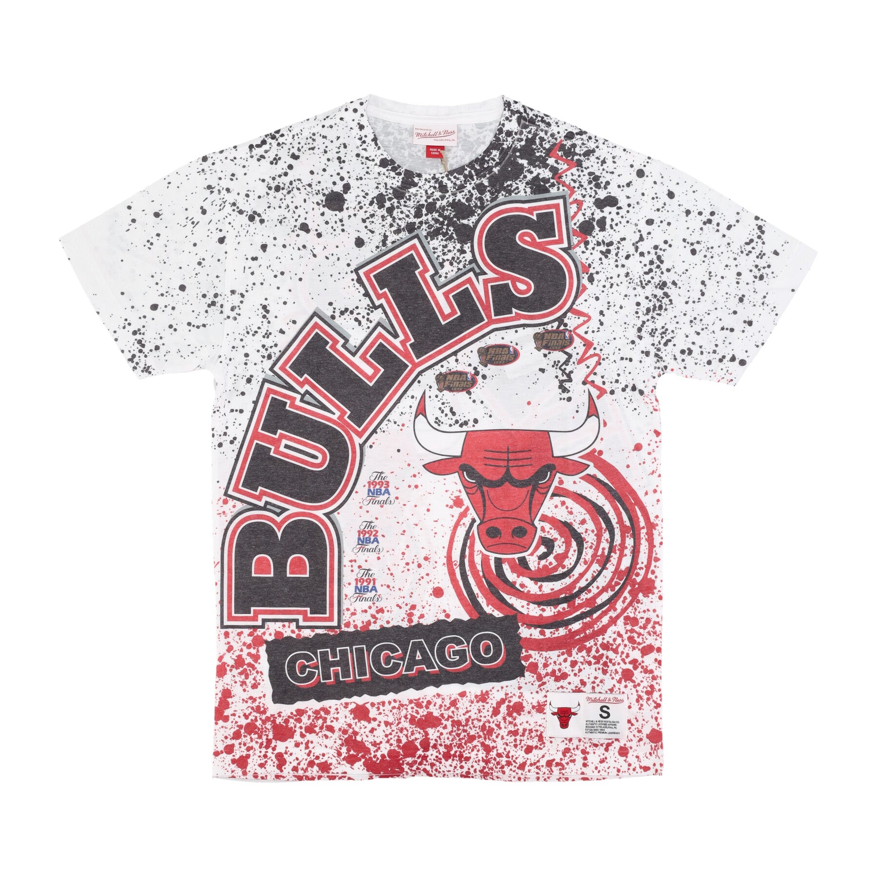 Men's T-Shirt NBA Team Burst Sublimated Tee Chibul original Team Colors