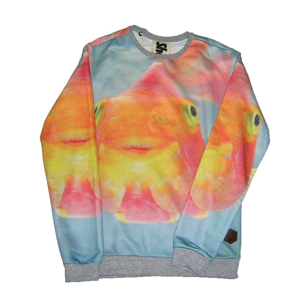 Shoeshine Sweatshirt Crewneck Men's Crewneck Sweatshirt "e5gu15 f" Redfish Multi