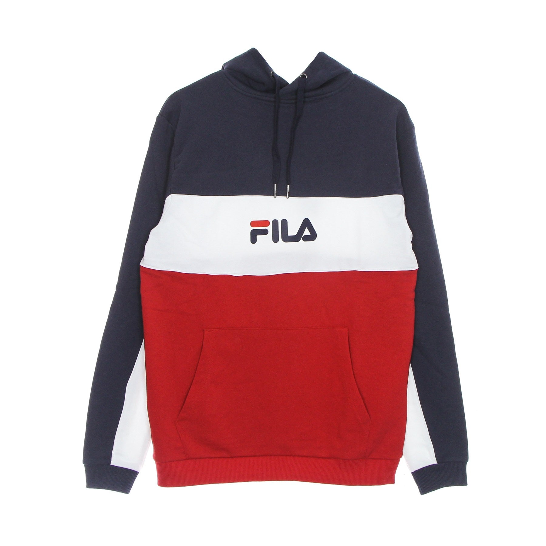 Men's Lightweight Hooded Sweatshirt Analu Blocked Hoody True Iris bright