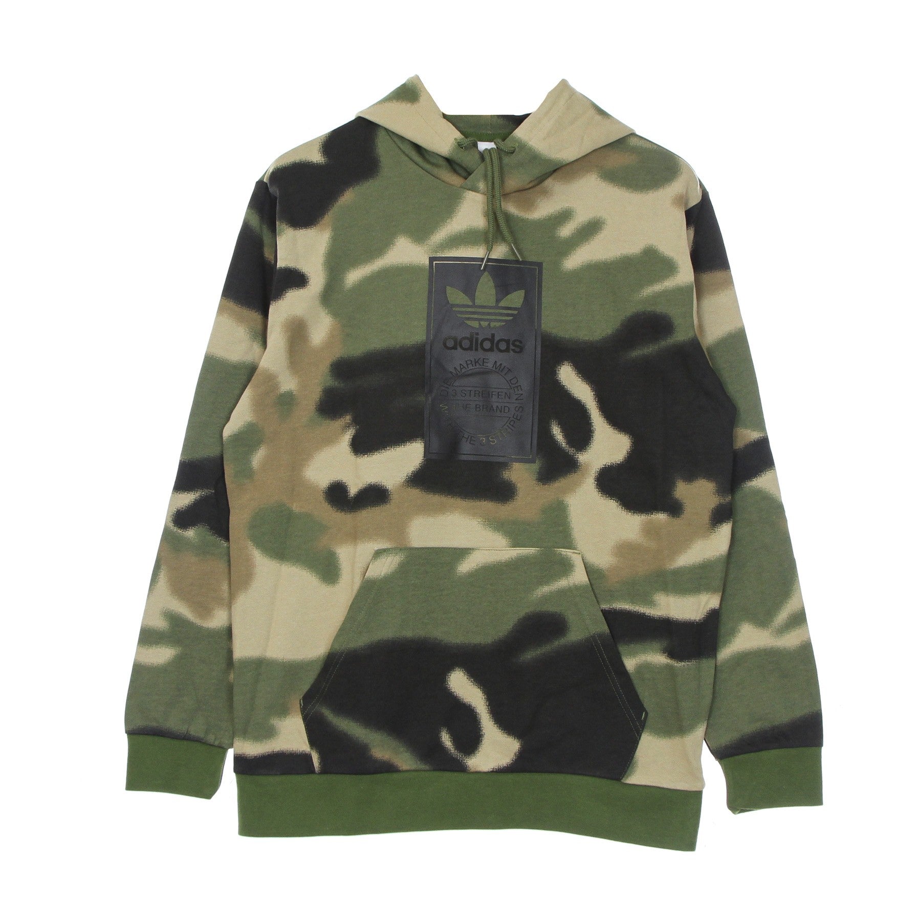 Lightweight Hoodie Men's Camo All Over Print Hoodie Wild Pine multi