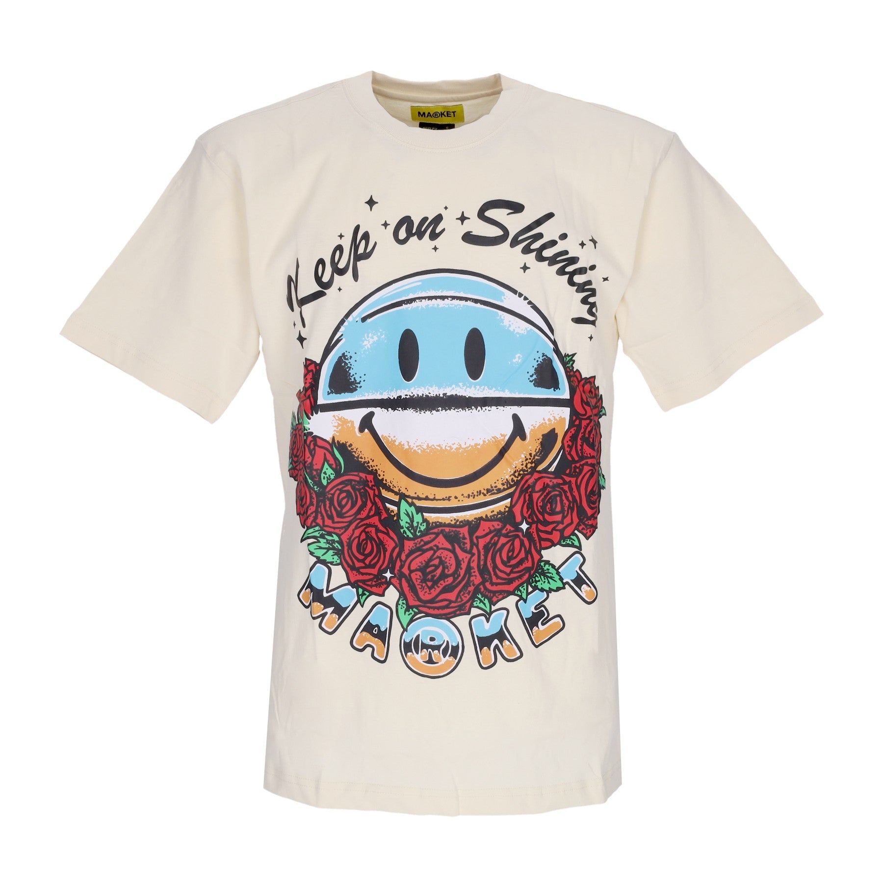 Smiley Keep On Shining Tee X Smiley Cream Men's T-Shirt