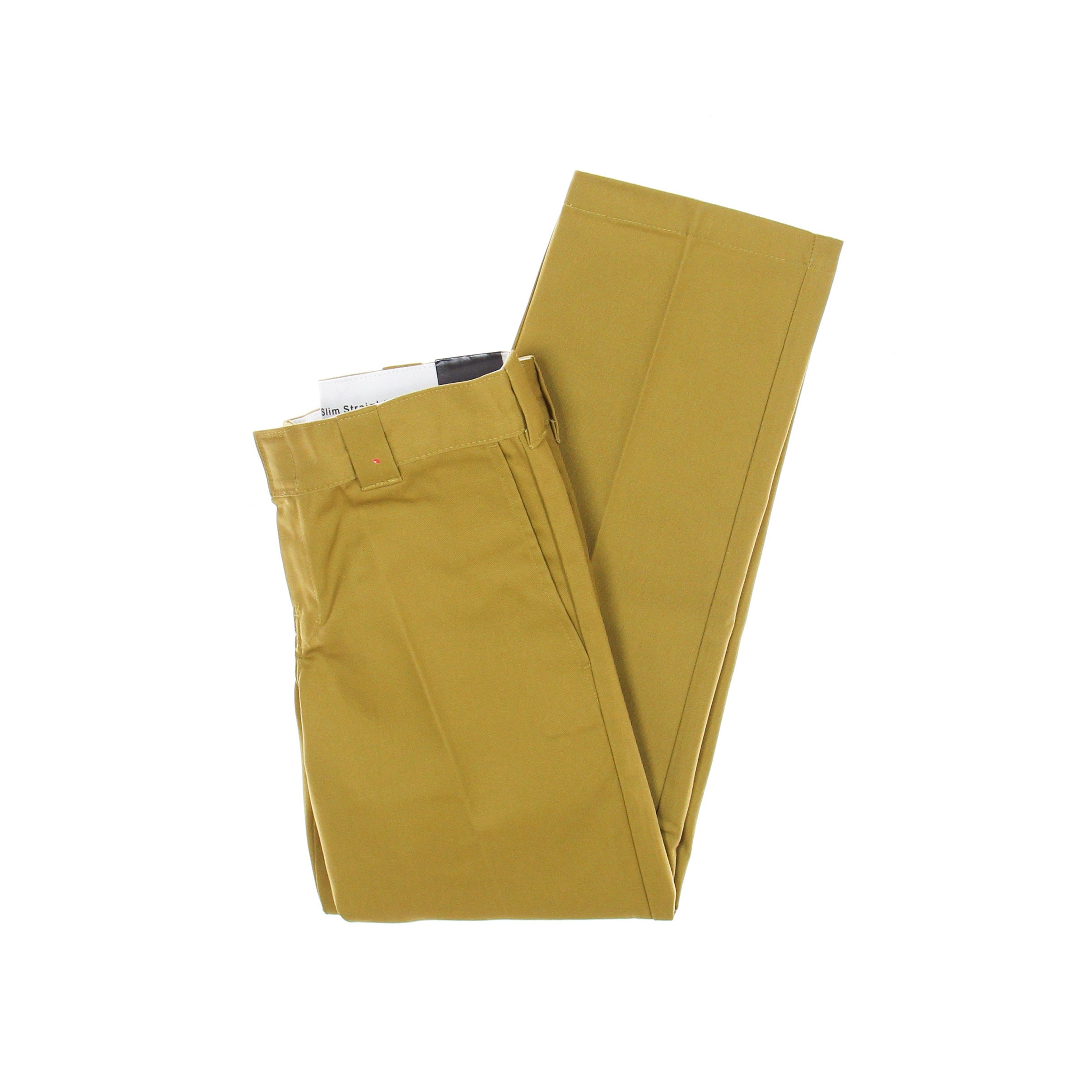 Men's Long Slim Straight Work Pants Bronze Mist
