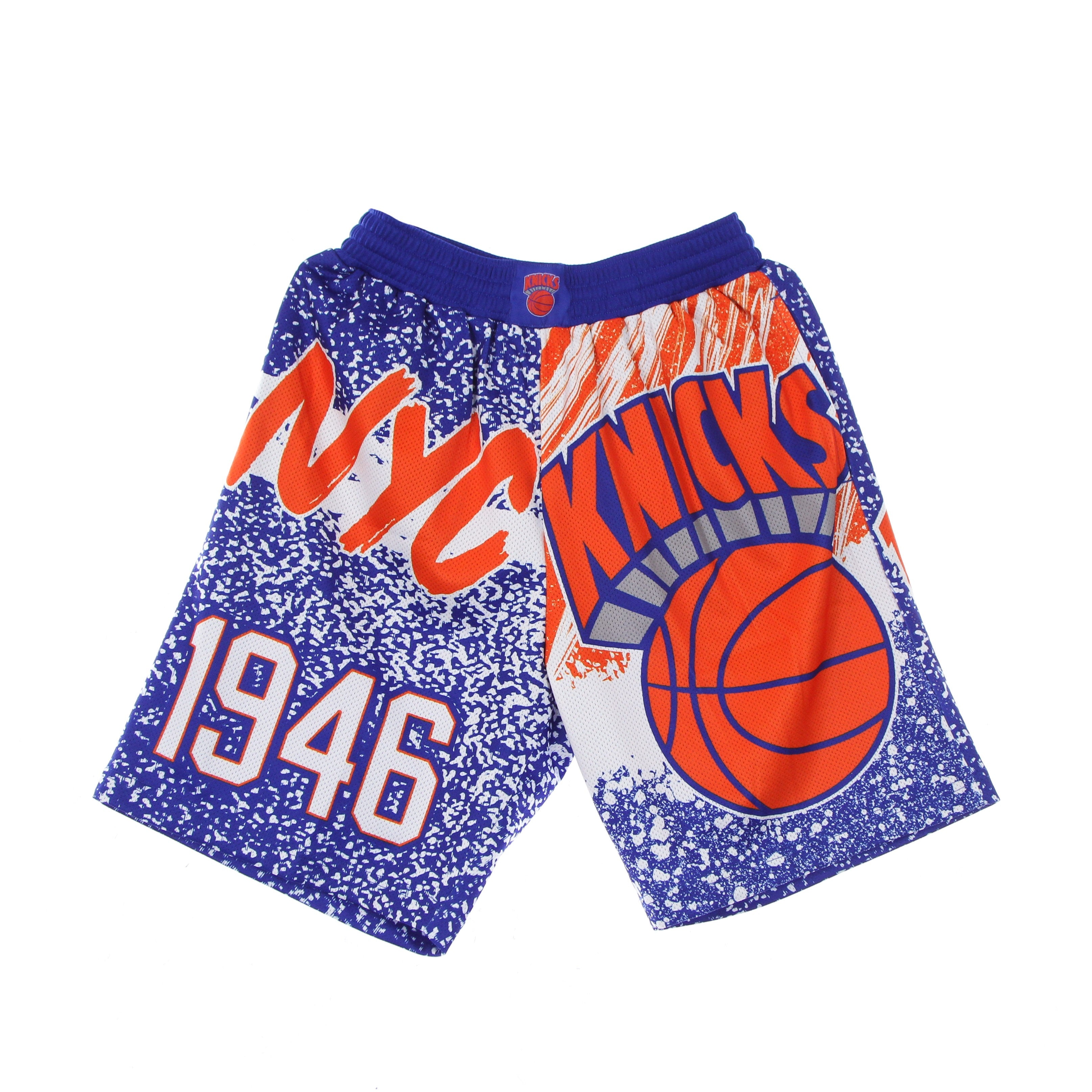 Men's Basketball Shorts Nba Jumbotron Sublimated Mesh Shorts Hardwood Classics Atlhaw original Team Colors