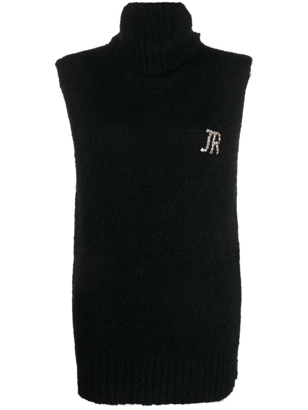 John Richmond CRYSTAL LOGO VEST