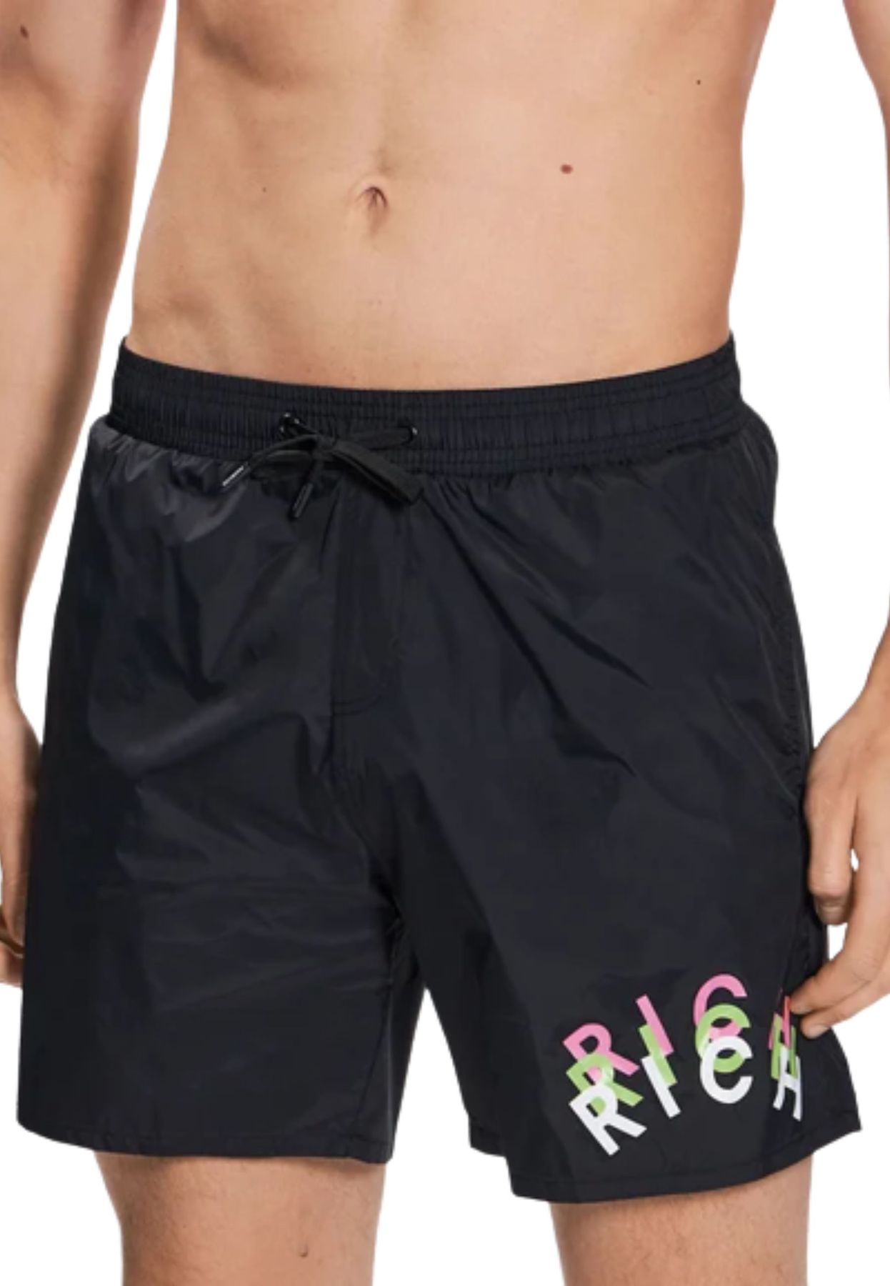 John Richmond Beelz Swimsuit In Nero