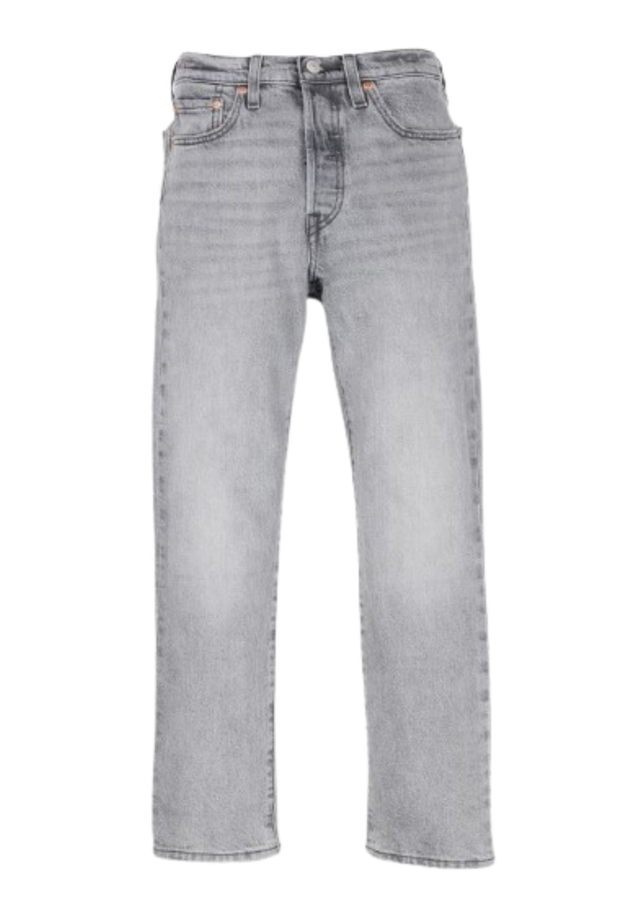 Levi's Jeans 501 Crop Ashed Out In Gray