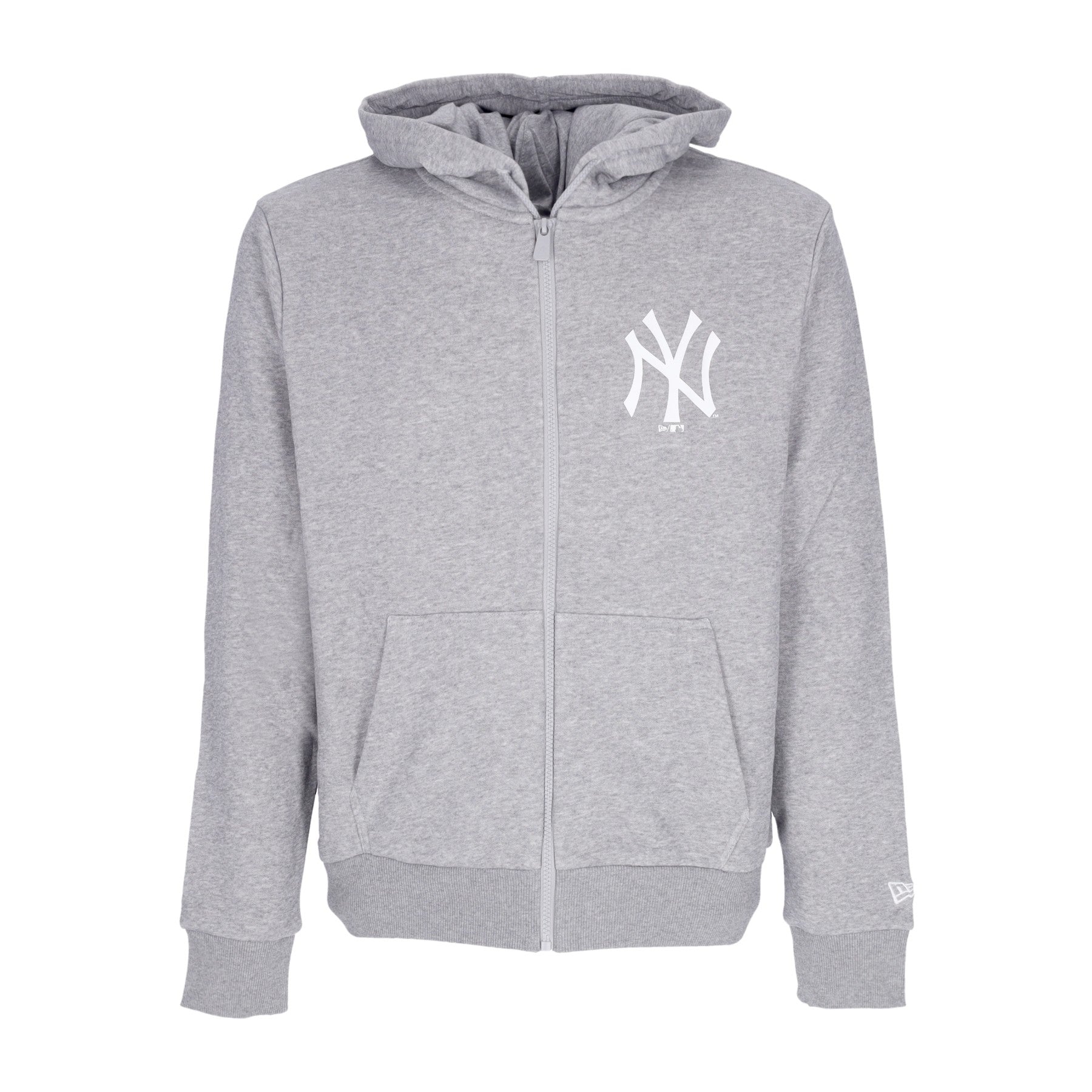 Mlb League Essential Fz Neyyan Men's Zip Hoodie Heather Graphite