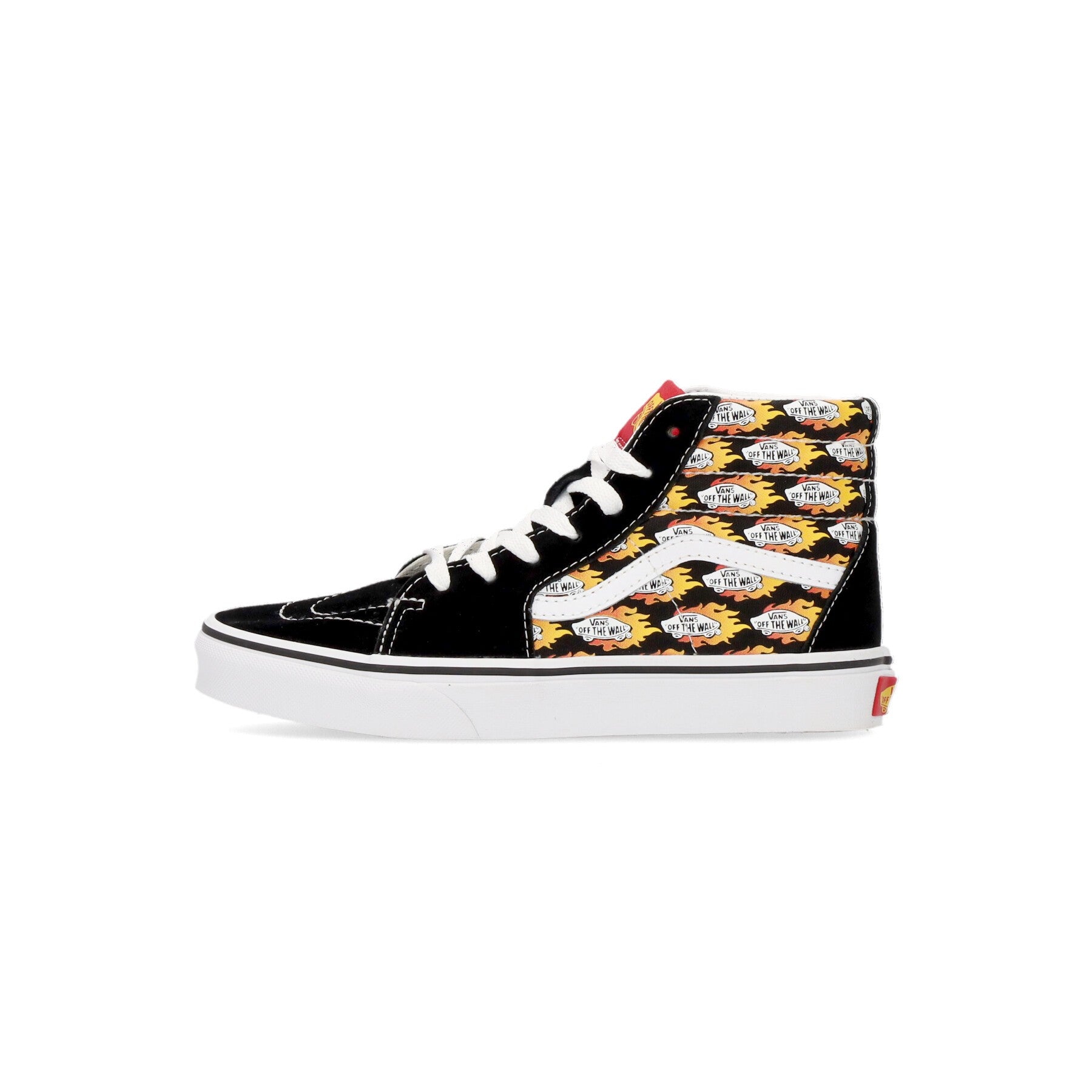 High Shoe Child Sk8-hi (flame Logo Repeat) flaming Vans