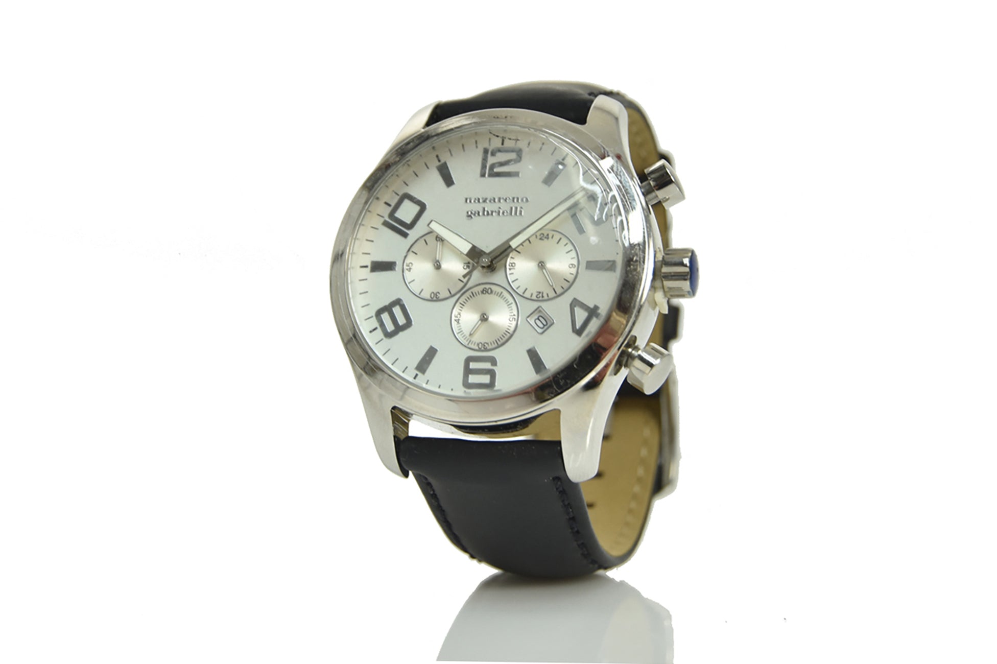 Nazareno Gabrielli Men's Chronograph Steel Watch Mod