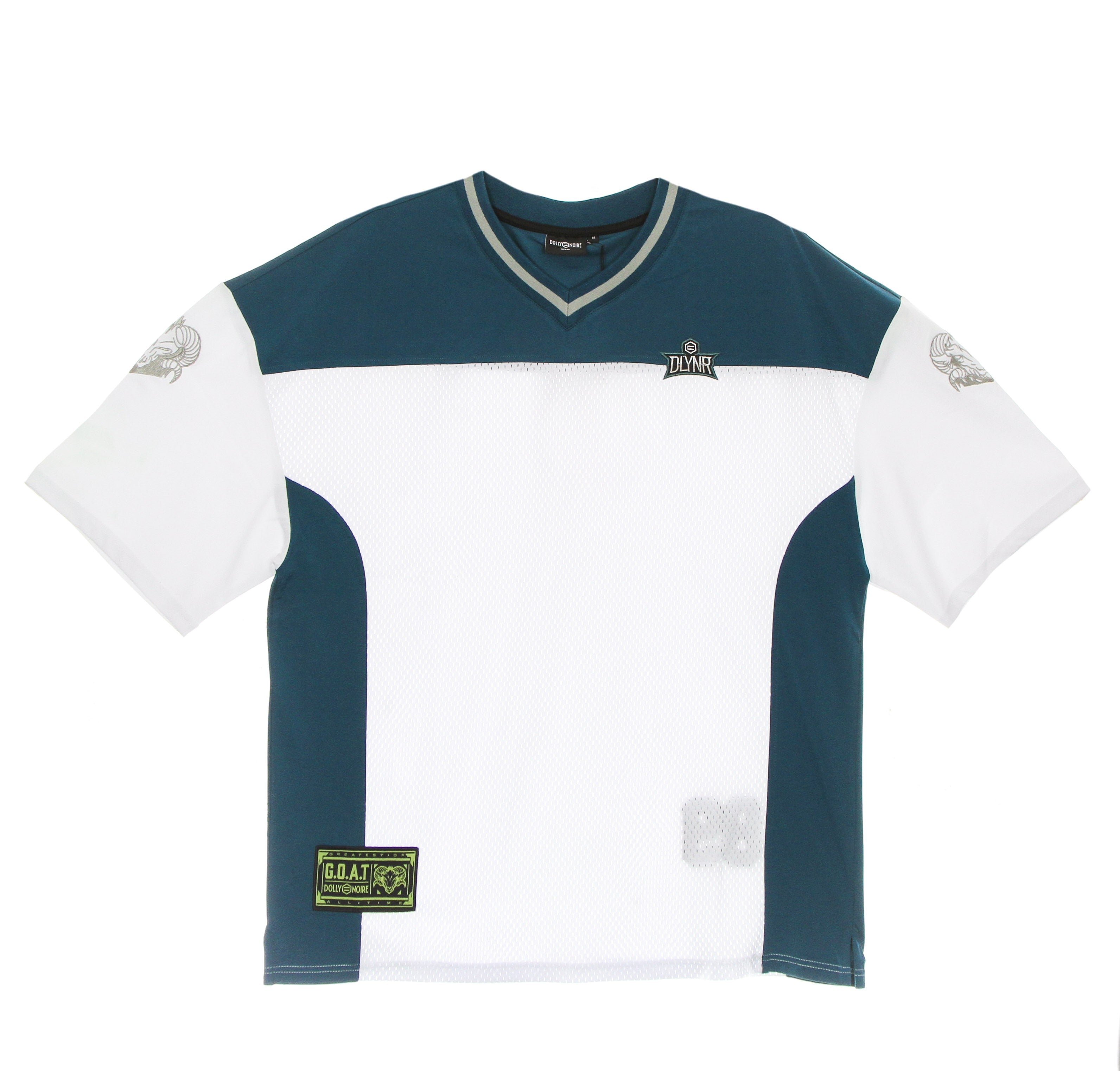 Men's Team Winter Football Over Tee Jacket Petroleum