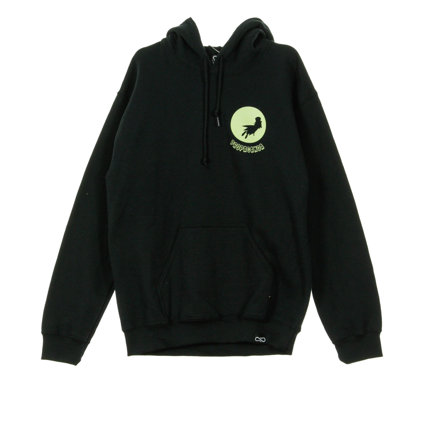 Propaganda Men's Hoodie Black Vampire Black In Animal Print