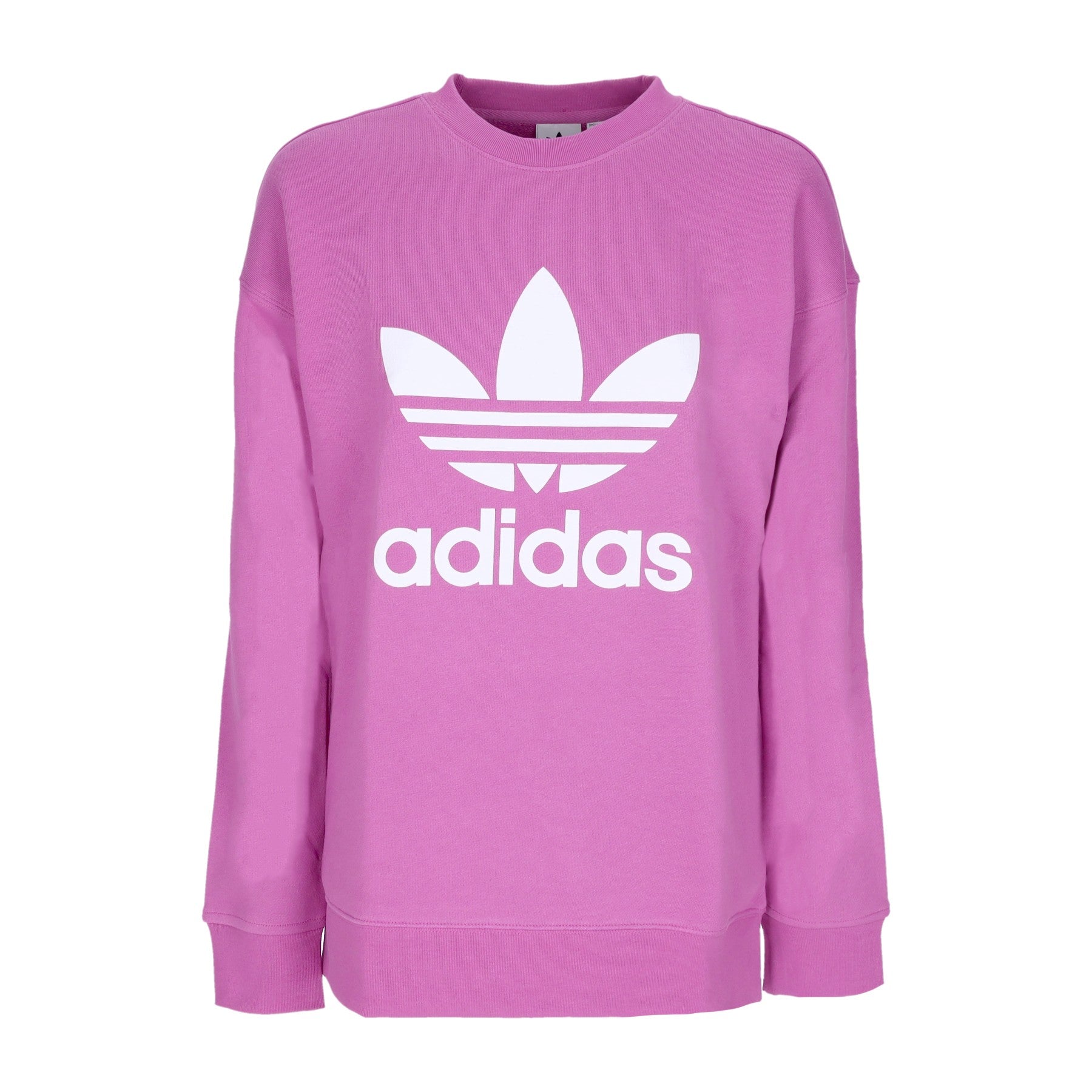 Women's Lightweight Crewneck Trefoil Crewneck Sweatshirt
