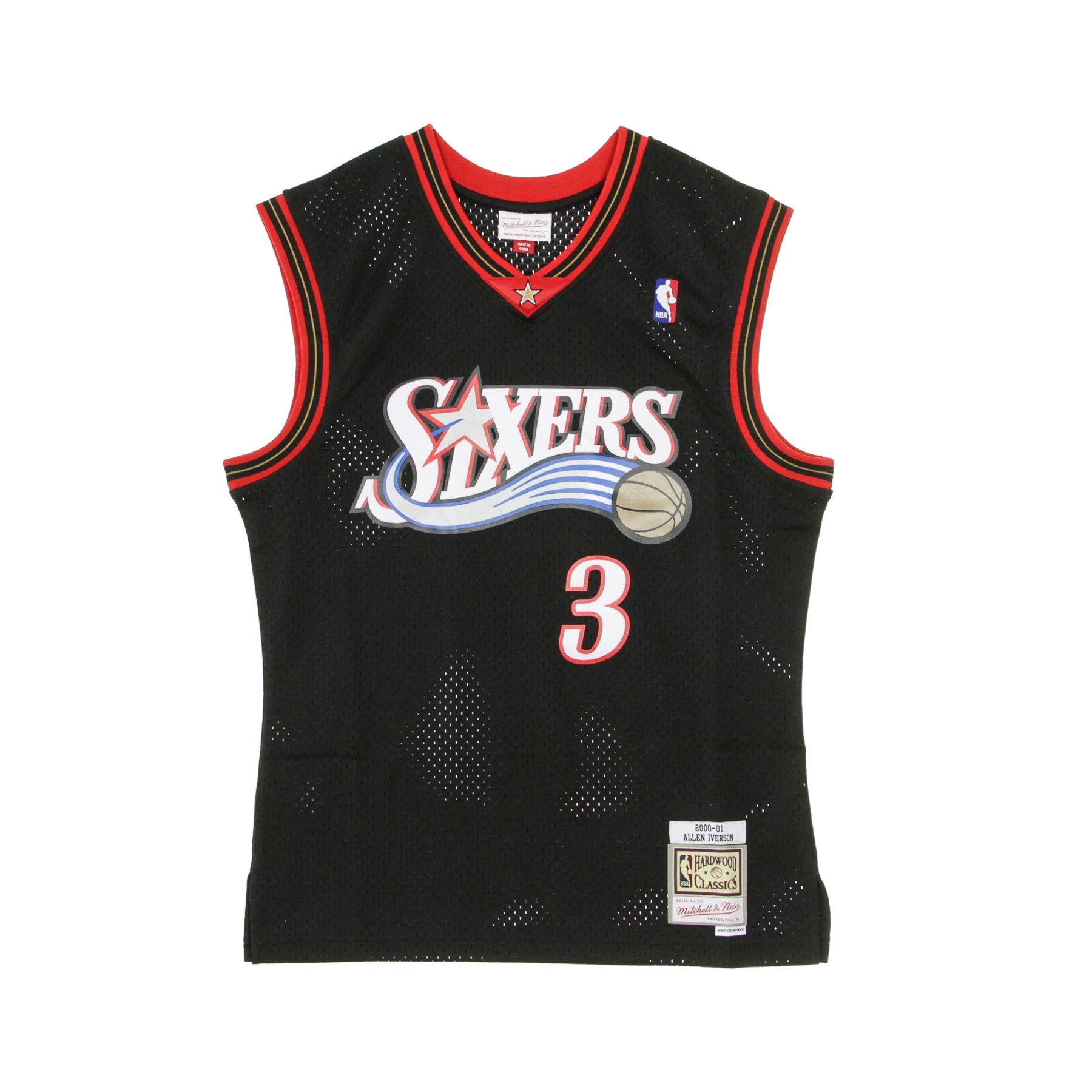 Mitchell & Ness Men's Basketball Tank Top Nba Swingman Jersey Hardwood Classics No 3 Allen Iverson 2000-01 Phi76e Ro In Multi