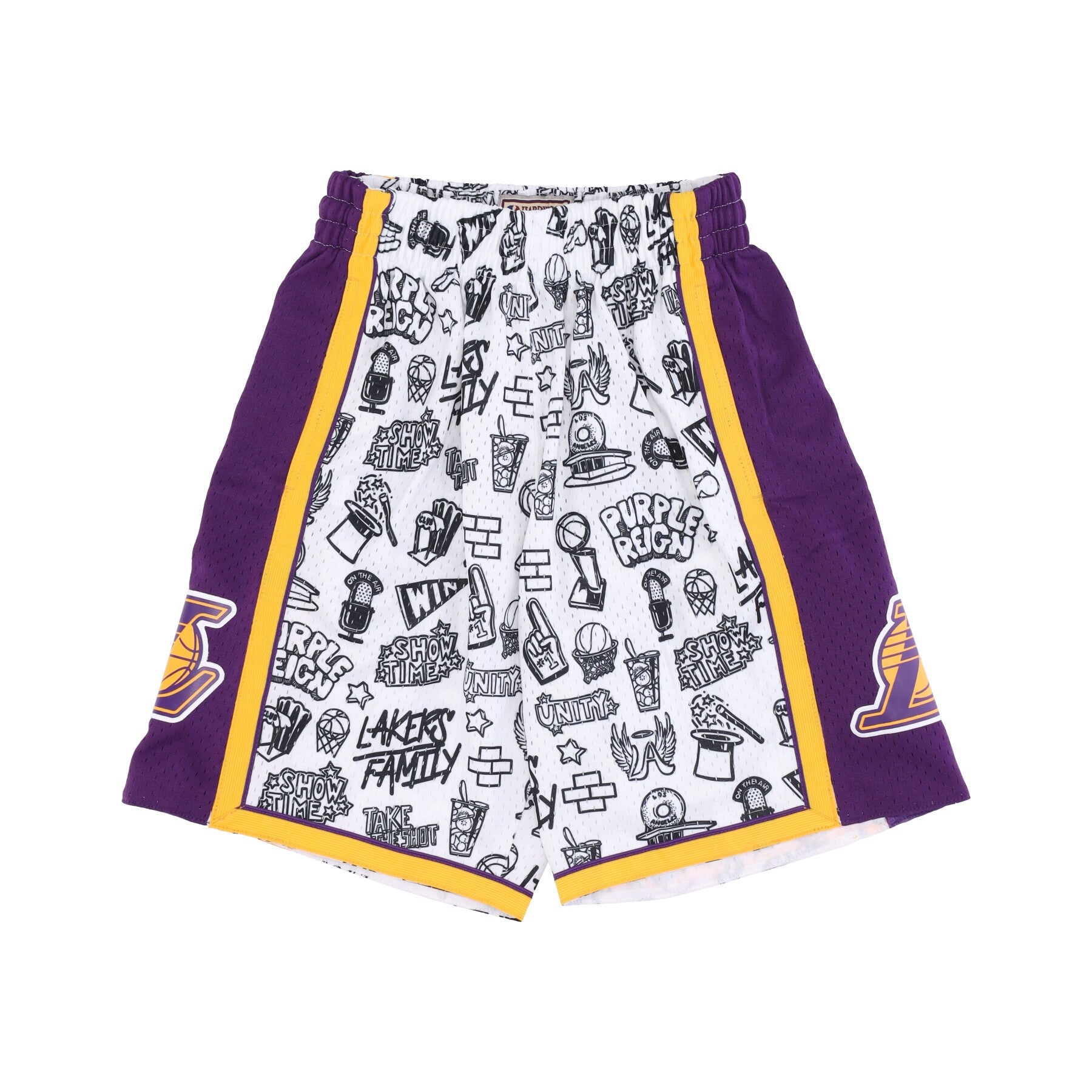 Men's Basketball Shorts Nba Doodle Swingman Shorts Hardwood Classics Loslak