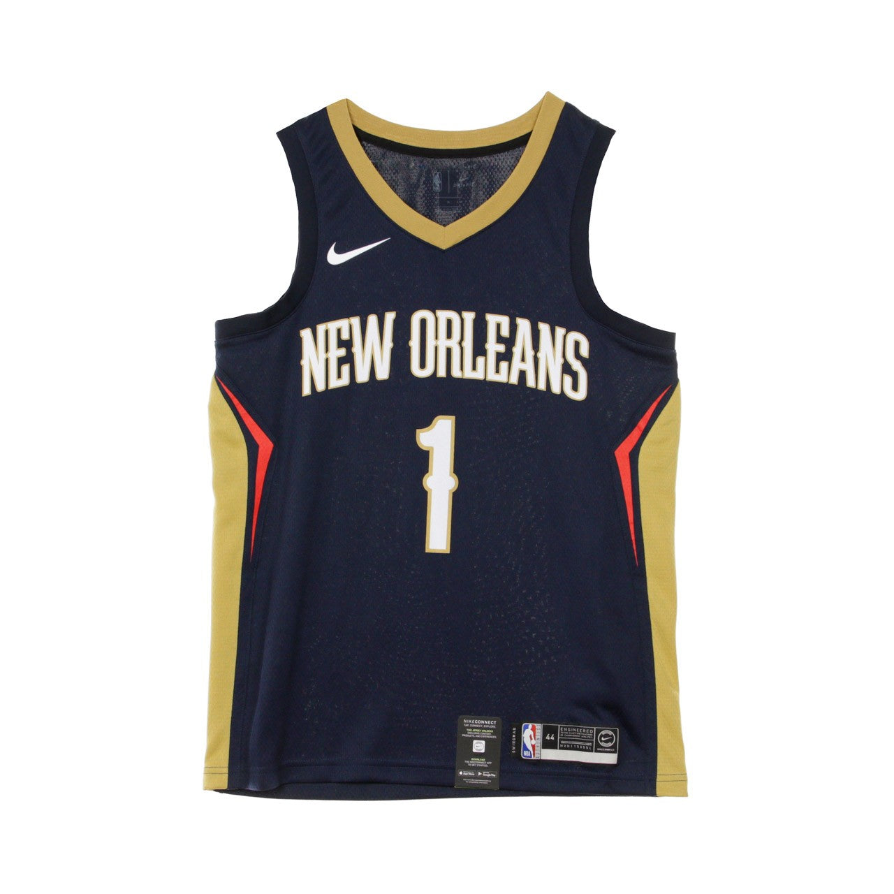 Men's Basketball Tank Top Nba Swingman Jersey Icon Edition No 1 Zion Williamson Neopel Road