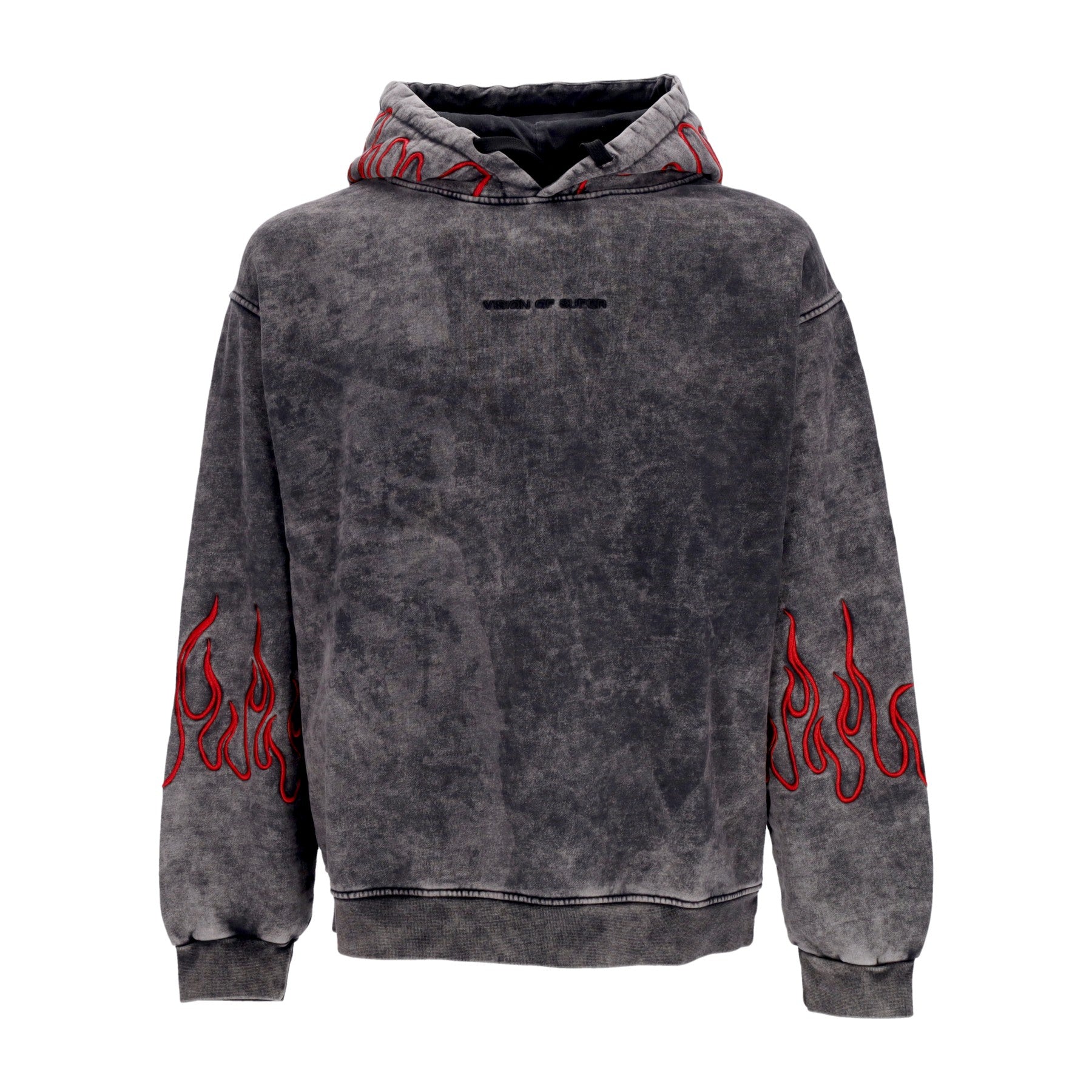 Men's hoodie Embroidered Flames Hoodie
