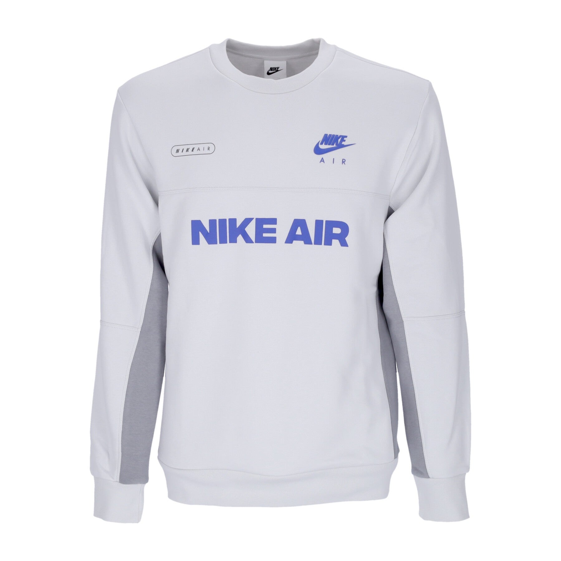 Men's Crewneck Sweatshirt Sportswear Air Brushed-back Crew Photon Dust particle hyper Royal