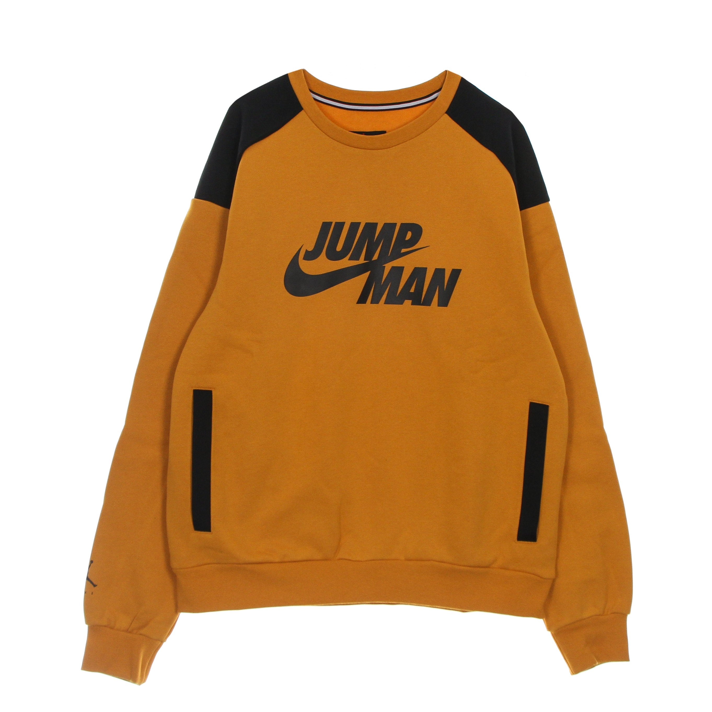 Jumpman Fleece Crew Men's Crew Neck Sweatshirt Light Curry