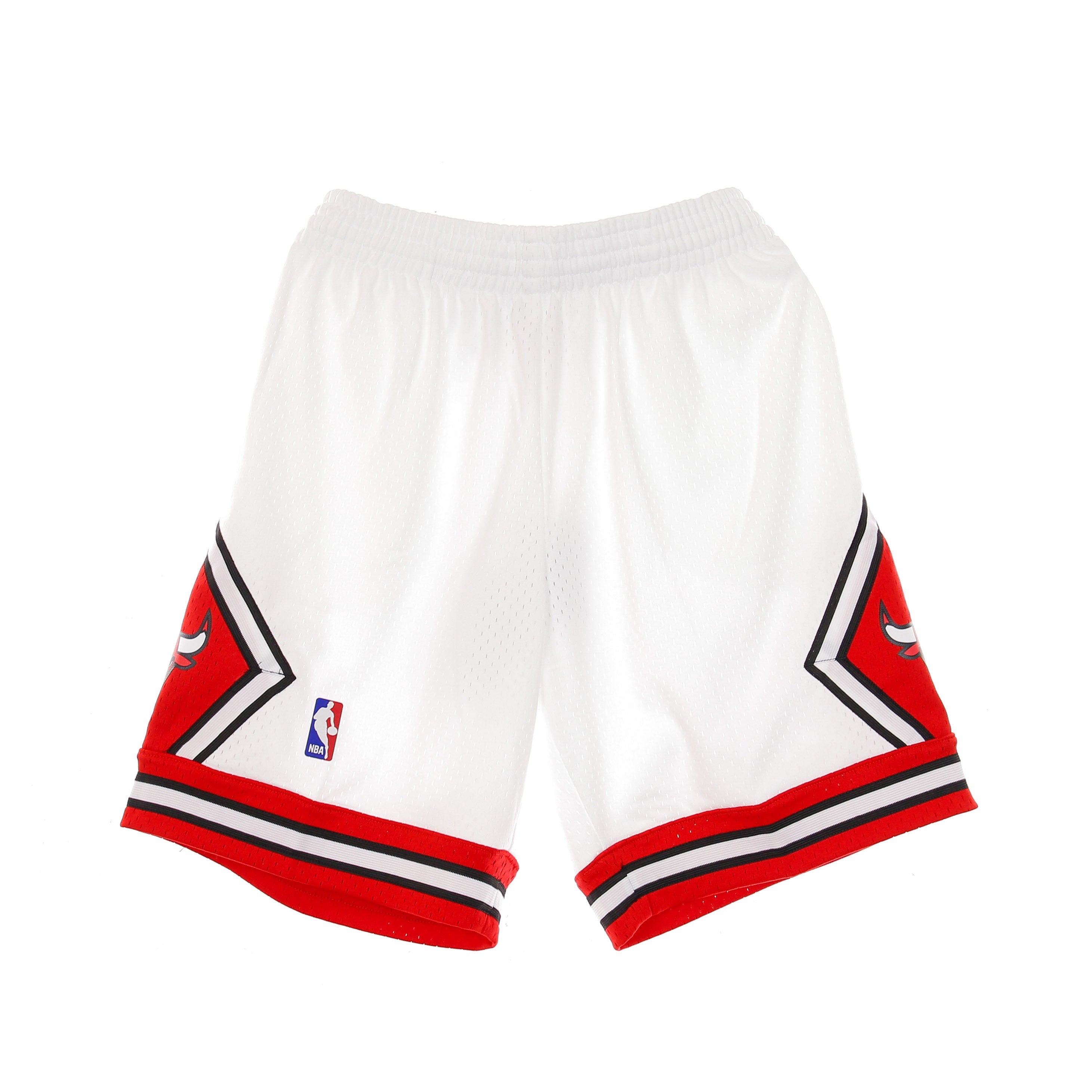 Mitchell & Ness Men's Basketball Shorts Nba Swingman Short Hardwood Classics 1997-98 Chibul Home Original Team Color In White